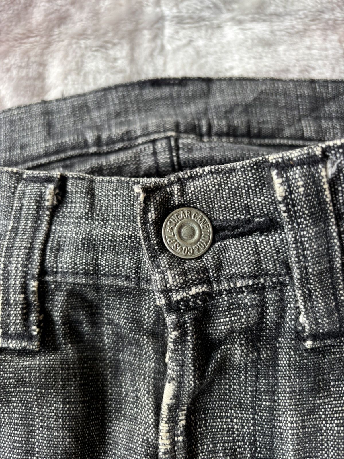 Sugar Cane 🔥VINTAGE SUGAR CANE TOYO ENTERPRISE Distressed Denim Jeans Size US 32 / EU 48 - 10 Thumbnail