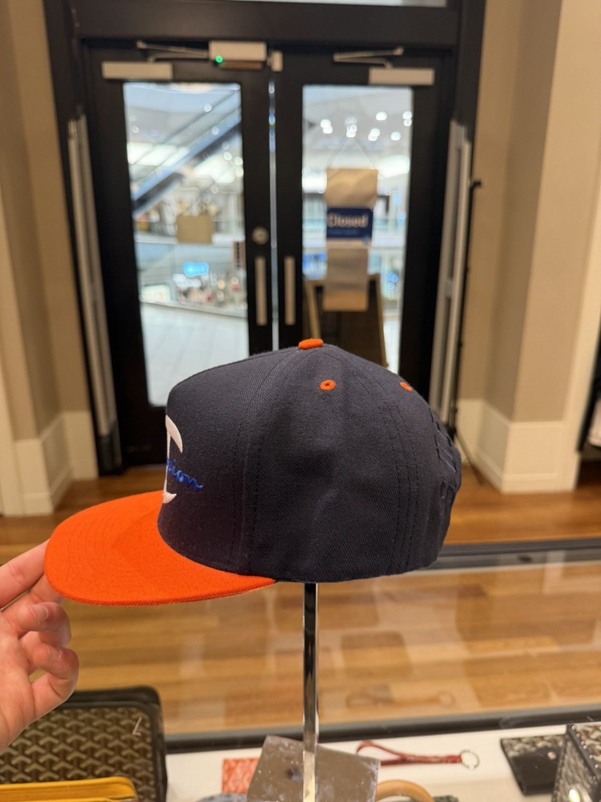 Supreme Supreme Champion 5 Panel Hat - Orange / Navy Size ONE SIZE - 2 Thumbnail