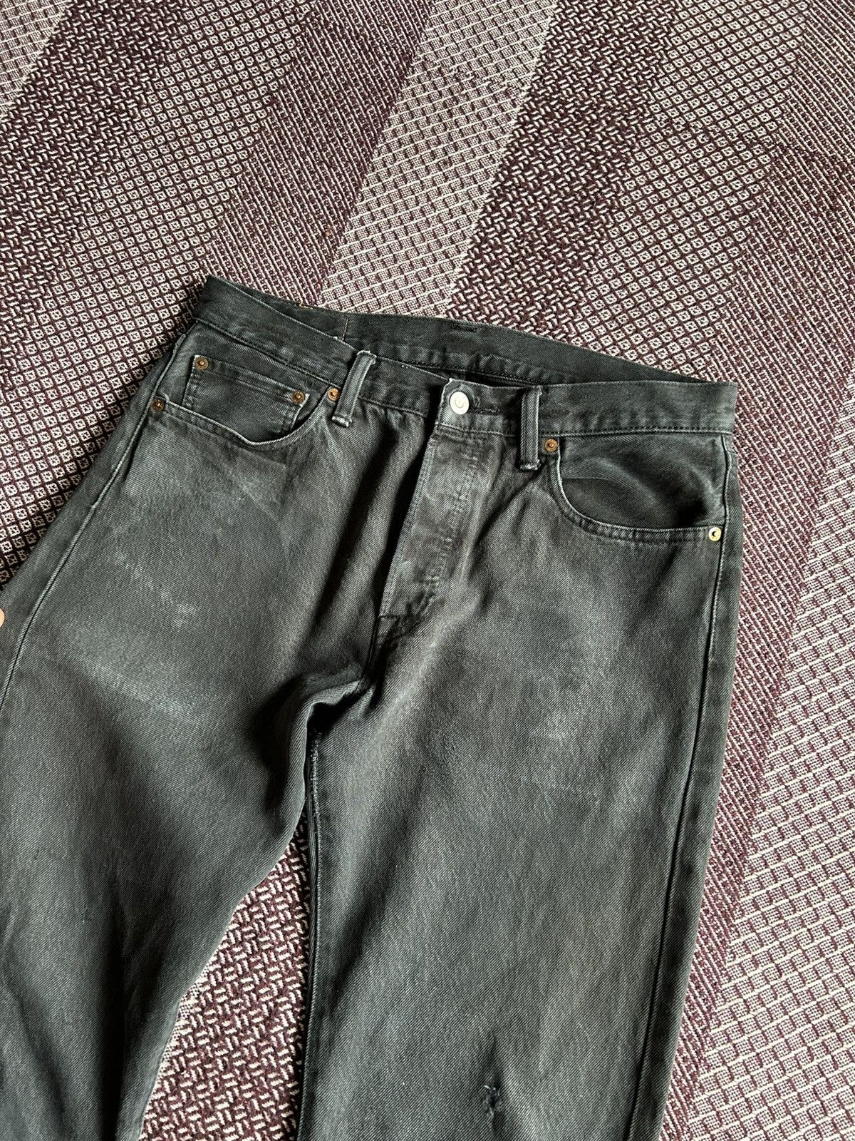 Levi's Levis 501 Distressed Thrashed Jeans Streetwear Style Size 32 Size US 32 / EU 48 - 9 Thumbnail