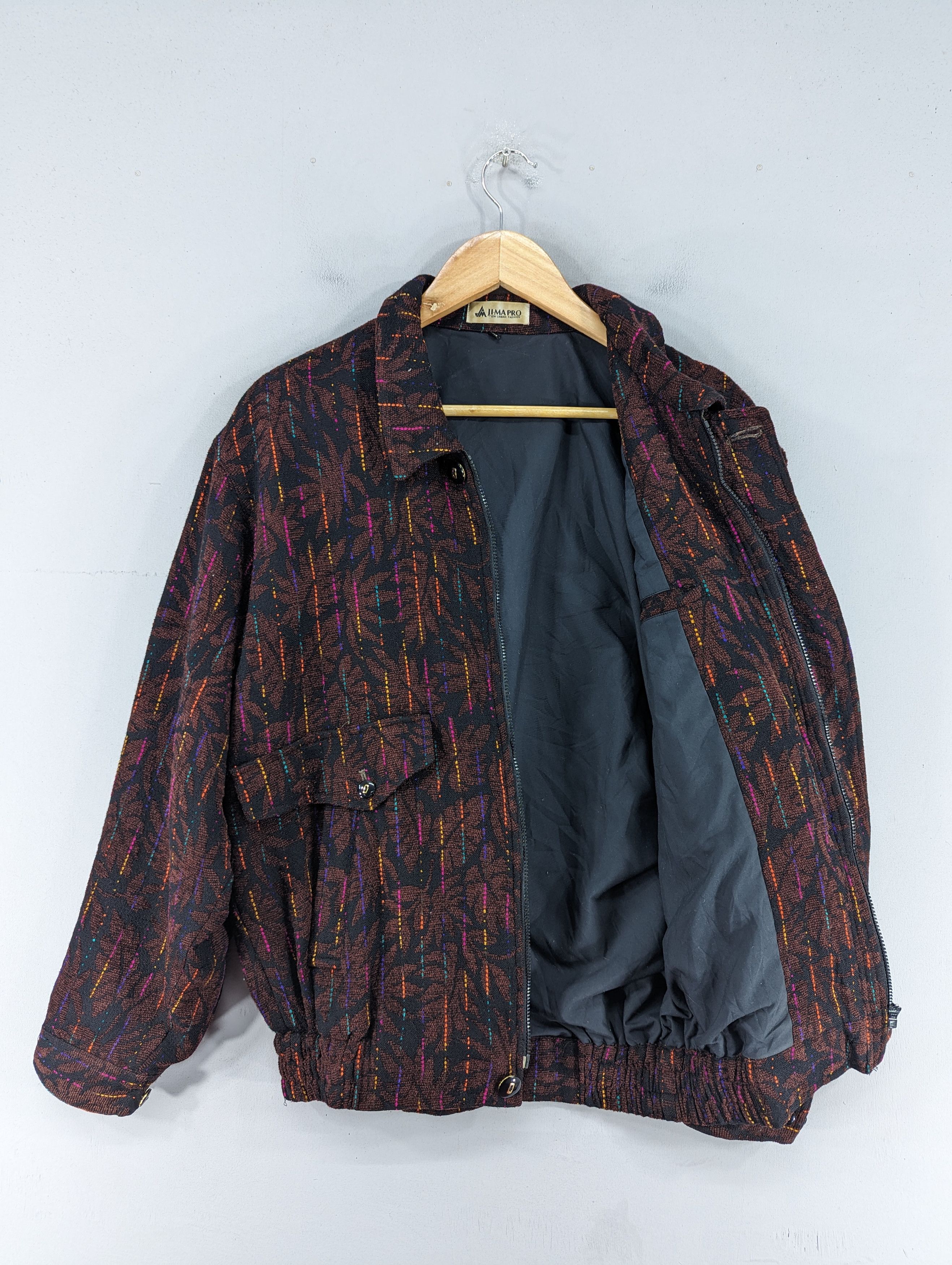 Japanese Brand Vintage Ji-Ma Pro Japanese Brand Mohair Bomber Jacket Size US M / EU 48-50 / 2 - 11 Thumbnail