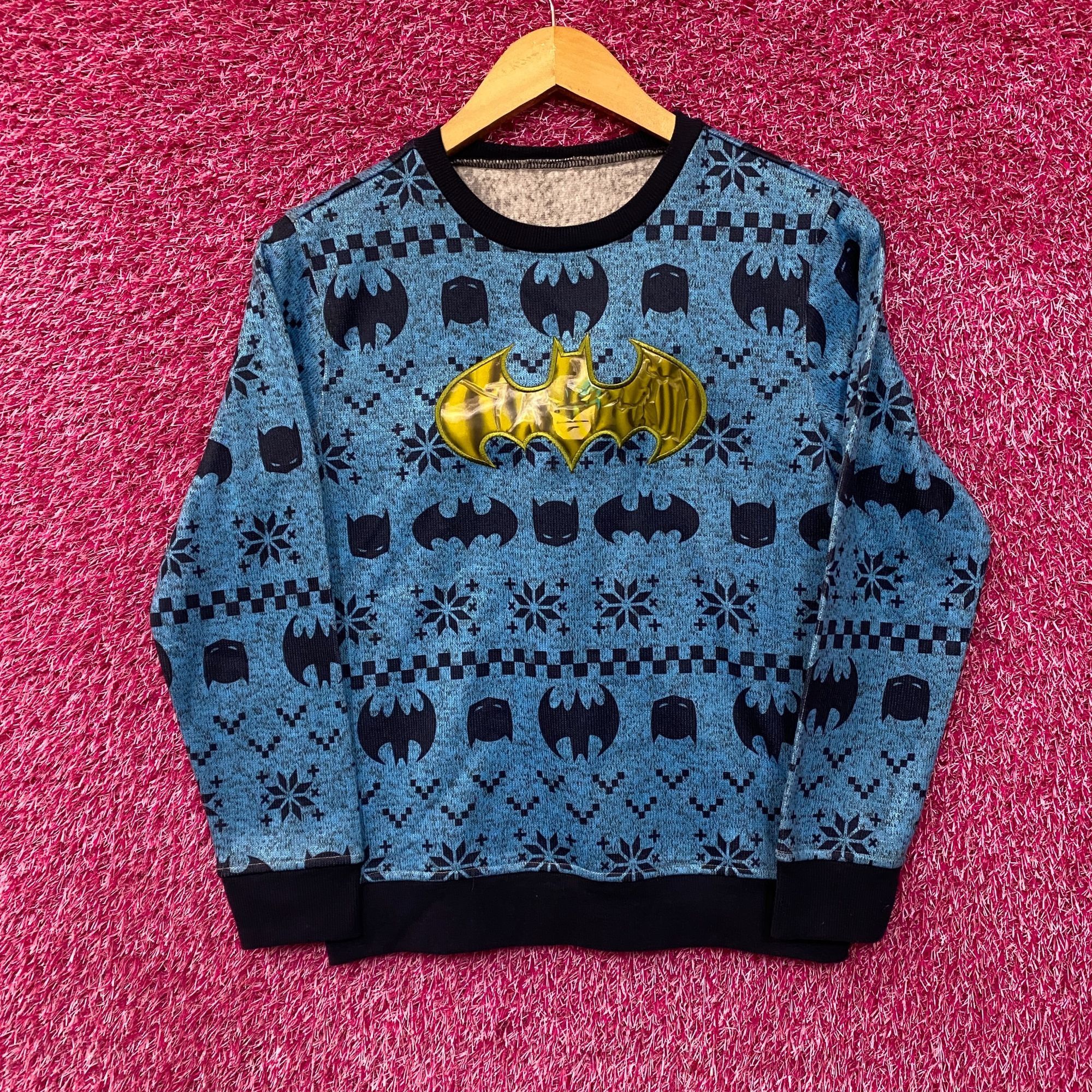 DC Comics DC Comics Batman Ugly Christmas Sweater XS Size US XS / EU 42 / 0 - 1 Thumbnail