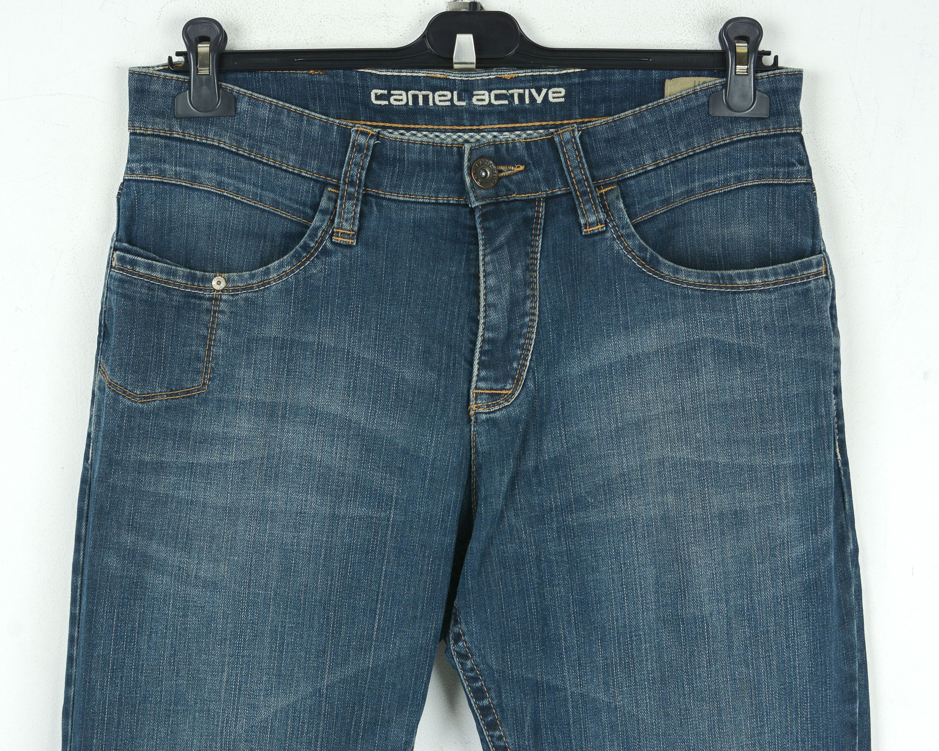 camel active Houston W33 L34 Regular Straight Fit Jeans Denim Pants Size US 33 - 2 Thumbnail