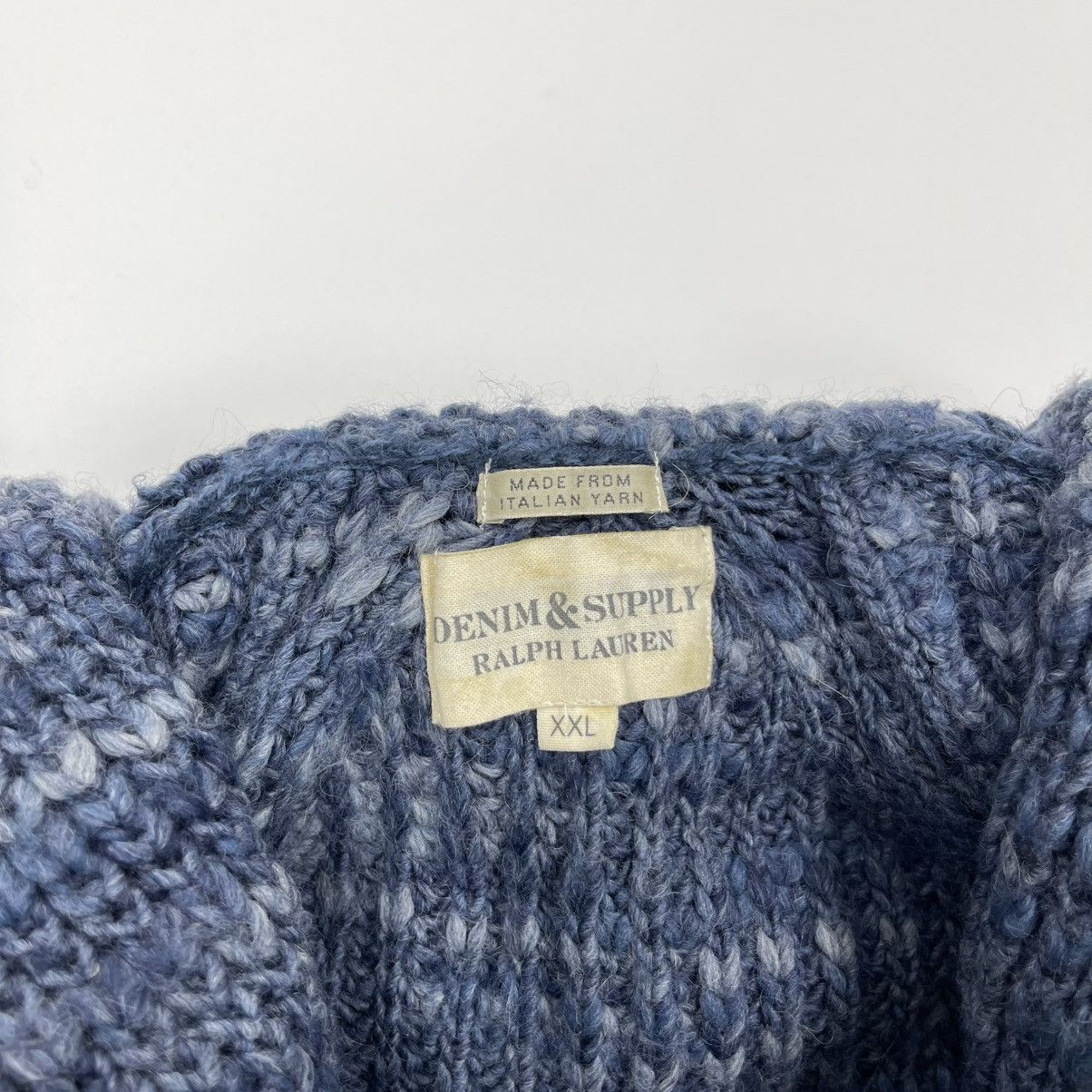 Denim & Supply Ralph Lauren Ralph Lauren Denim & Supply Italian Yarn Wool Knit Cardigan Size US XXL / EU 58 / 5 - 9 Thumbnail
