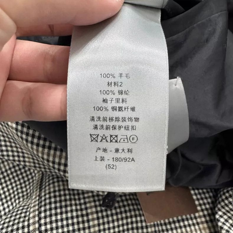 Dior Dior Checked jacket with a thousand birds 2505-Nextarrow Size US L / EU 52-54 / 3 - 5 Thumbnail