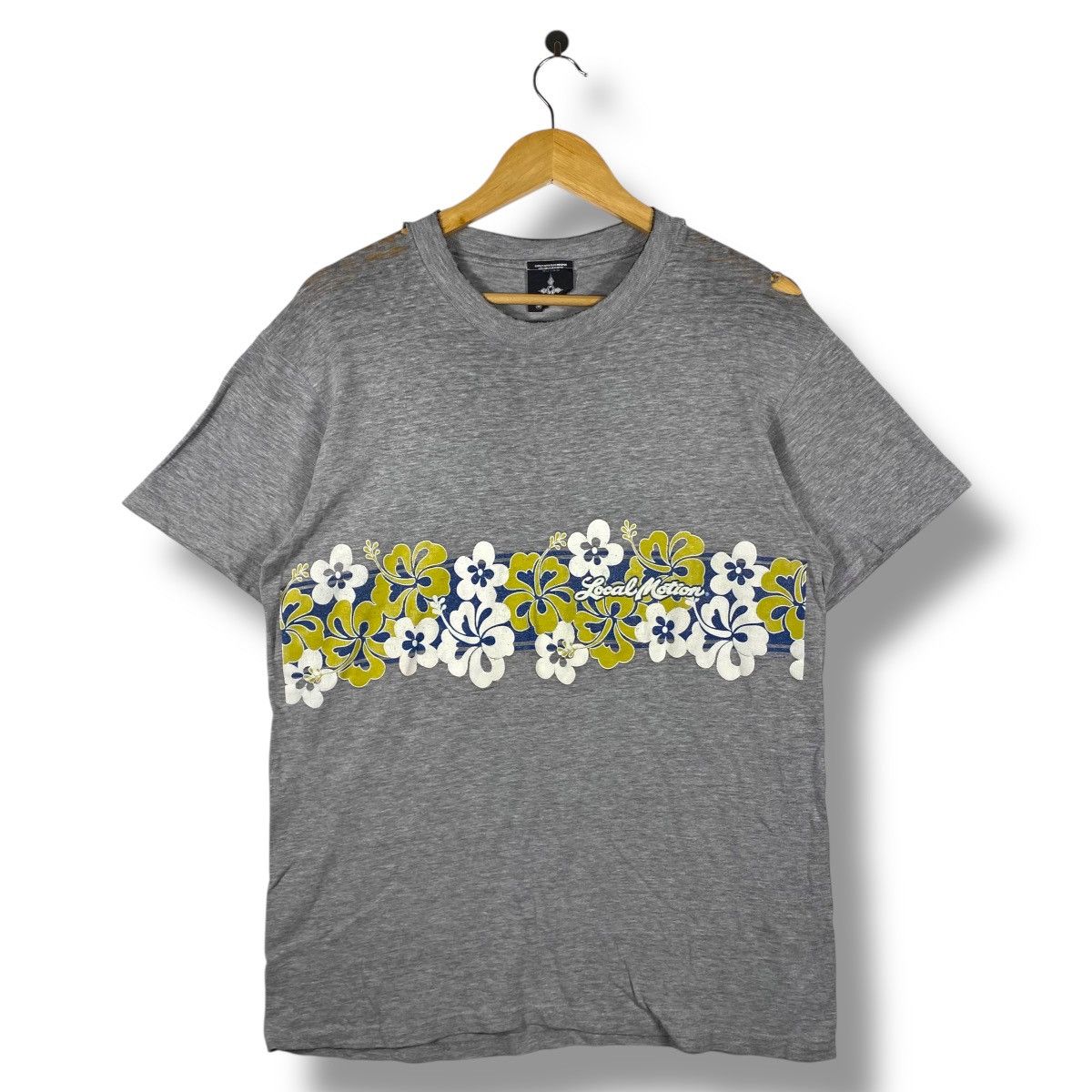 Vintage Vintage 90's LOCAL MOTION Hibiscus Graphic Distressed Size US M / EU 48-50 / 2 - 1 Thumbnail