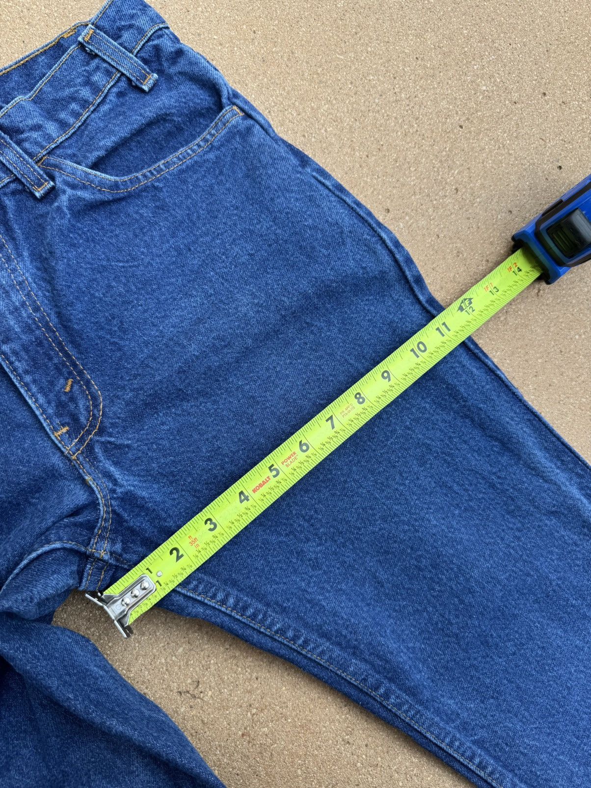 Levi's Vtg 80’s Levi’s 684 Orange Tab Bellbottom Flare Jeans 31x28 Size US 31 - 13 Thumbnail