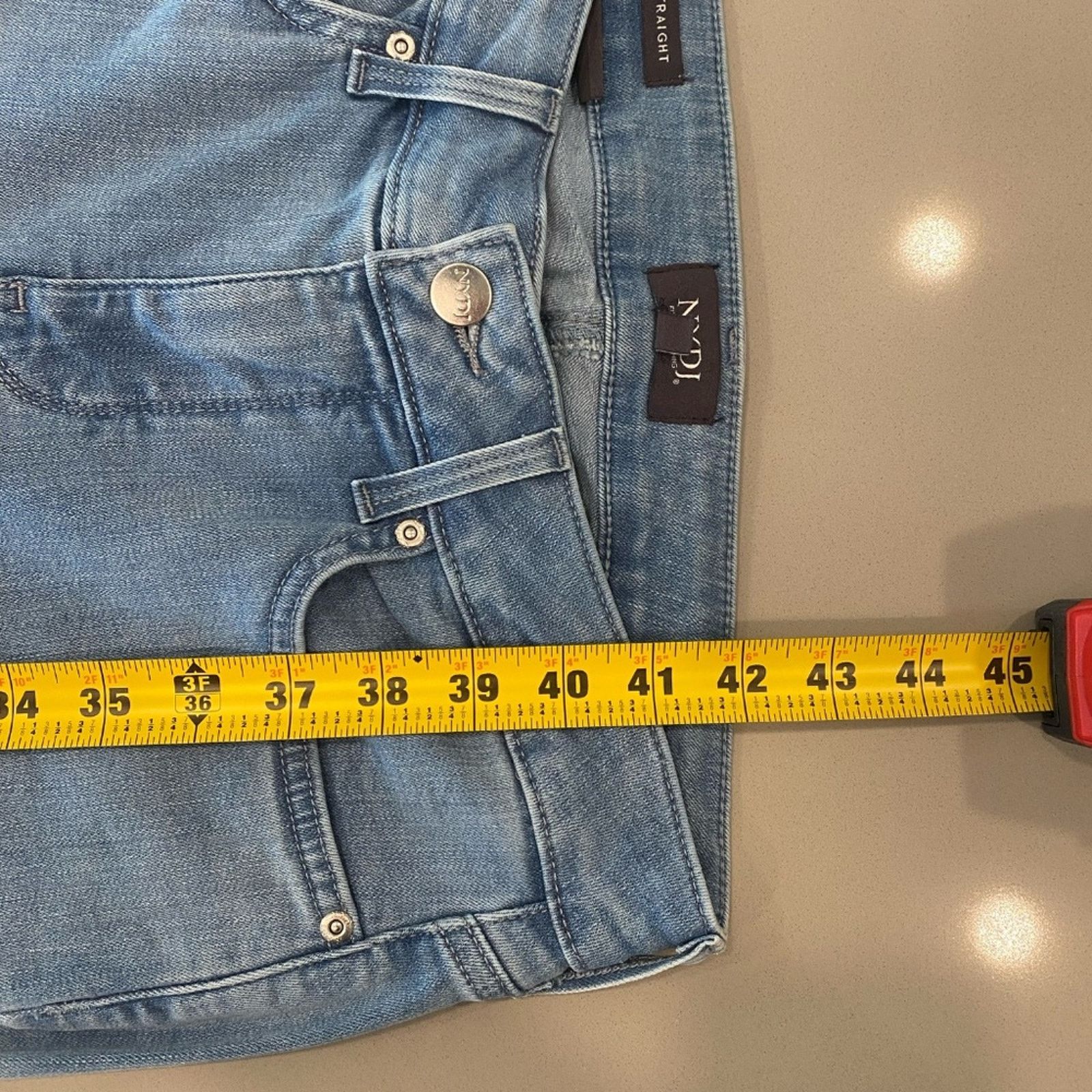 NYDJ NYDJ Marilyn Straight Lift Tuck Jeans - 4 Size 27" / US 4 / IT 40 - 12 Thumbnail