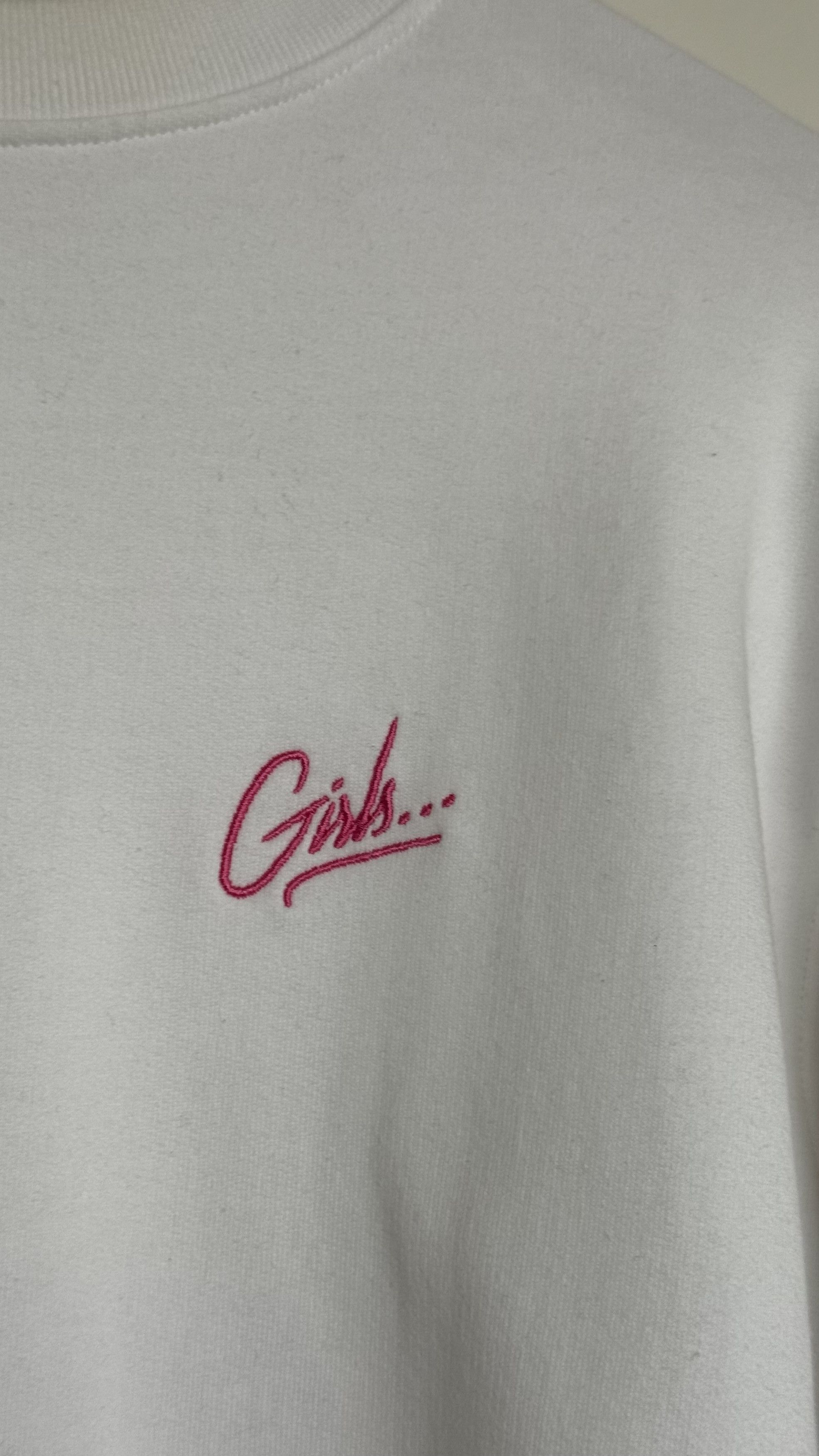 Alexander Wang Alexander Wang Girls Crewneck White / Pink Size US S / EU 44-46 / 1 - 2 Thumbnail