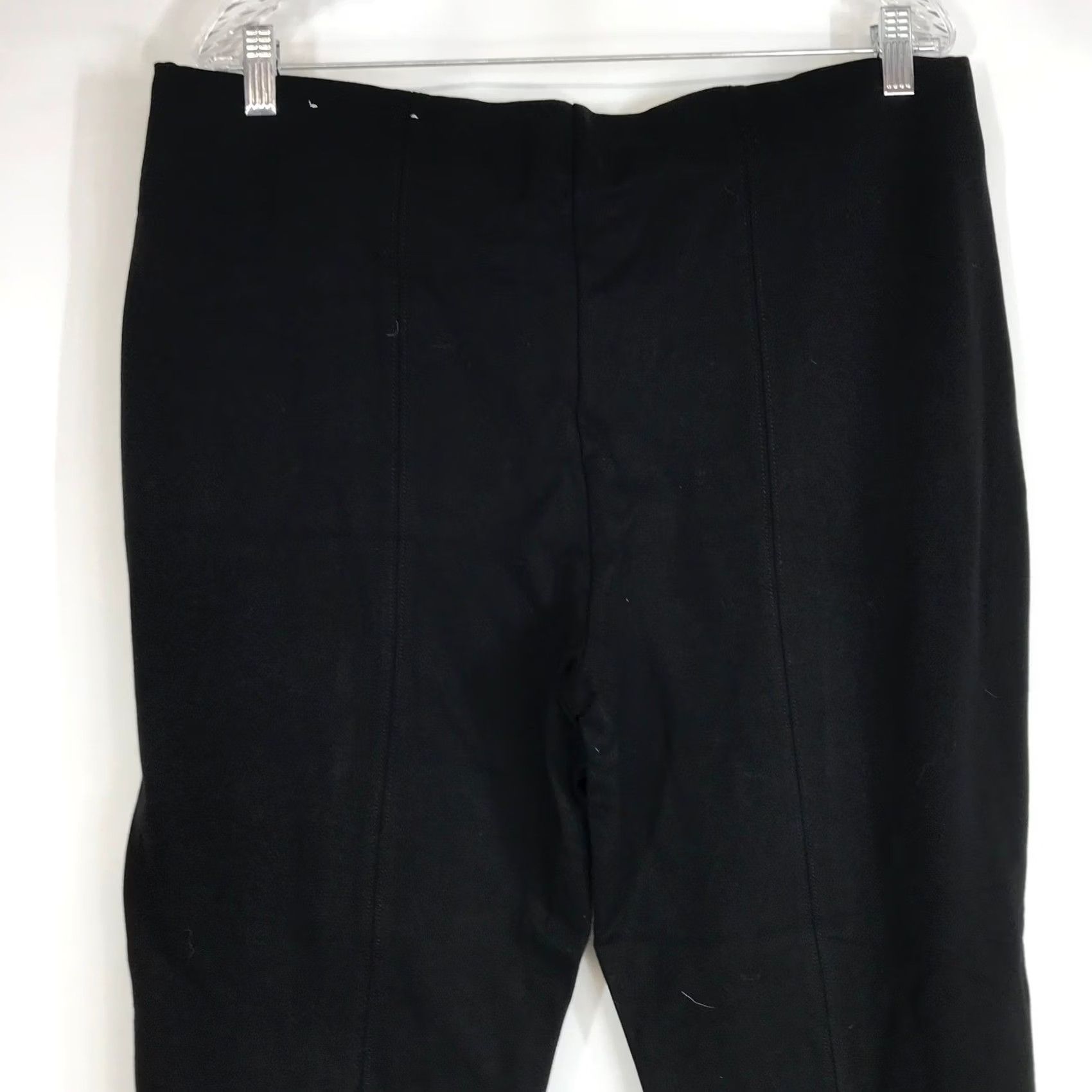 Vintage Chicos Black Ankle Pants Split Hem Zipper Detail Womens Size 25 Regular XS? Wait no. Size 42" / US 20 - 5 Thumbnail