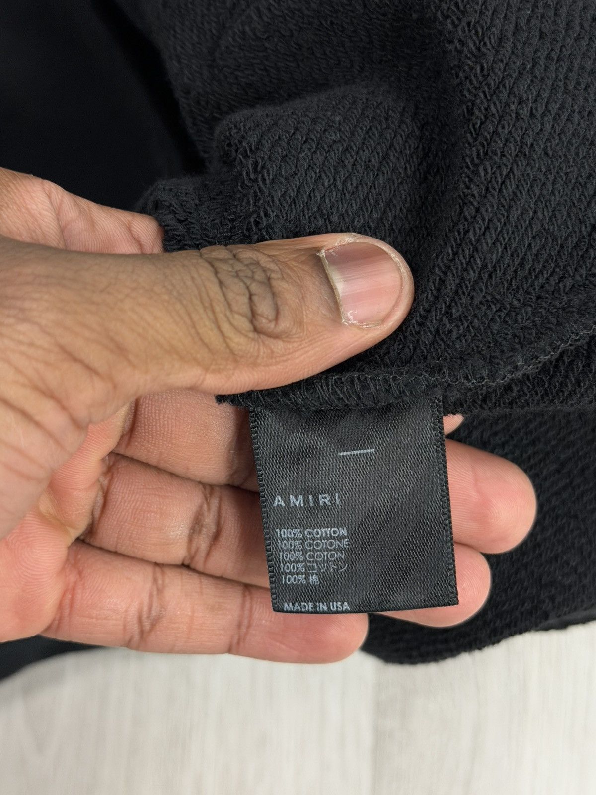 Amiri Amiri MA Logo Hoodie – Black / Lime Size US XS / EU 42 / 0 - 4 Thumbnail