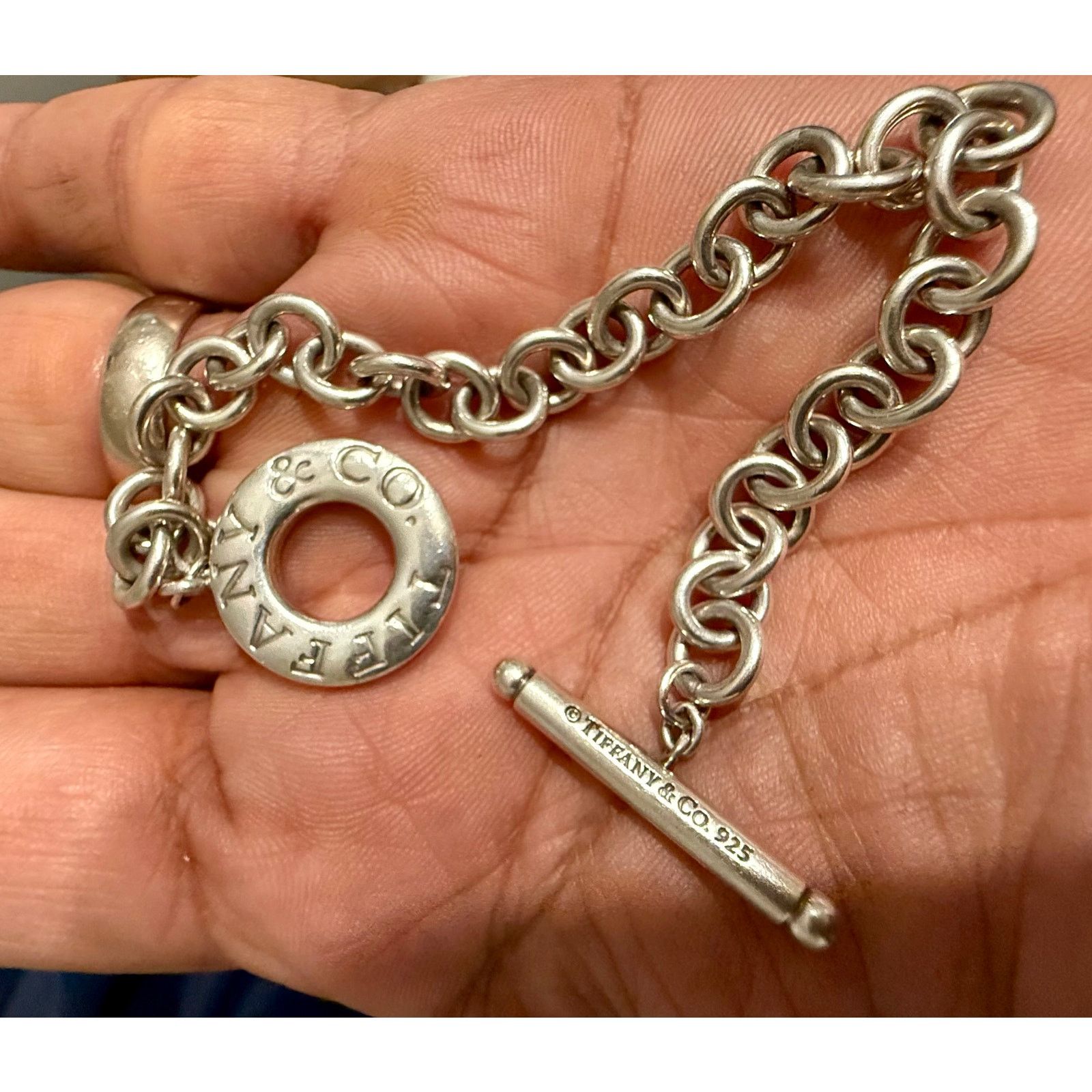 Tiffany & Co. VTG Tiffany & Co Sterling 925 Bracelet 6.75” 25g COA Size ONE SIZE - 8 Thumbnail