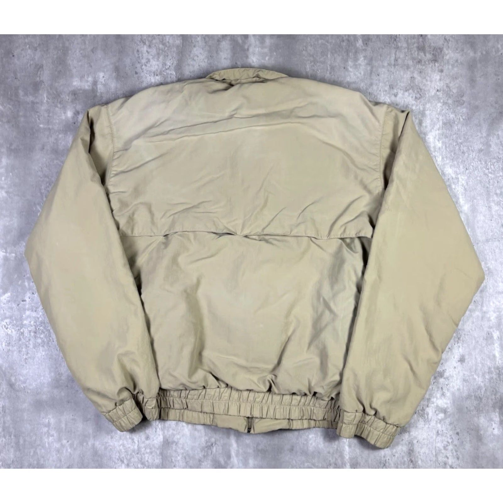 Vintage VINTAGE L.L. Bean Jacket Bomber 90s Full Zip Tan Brown Plaid Mens L Tall Adult Regular Size L Adults Mens Size US L / EU 52-54 / 3 - 2 Thumbnail