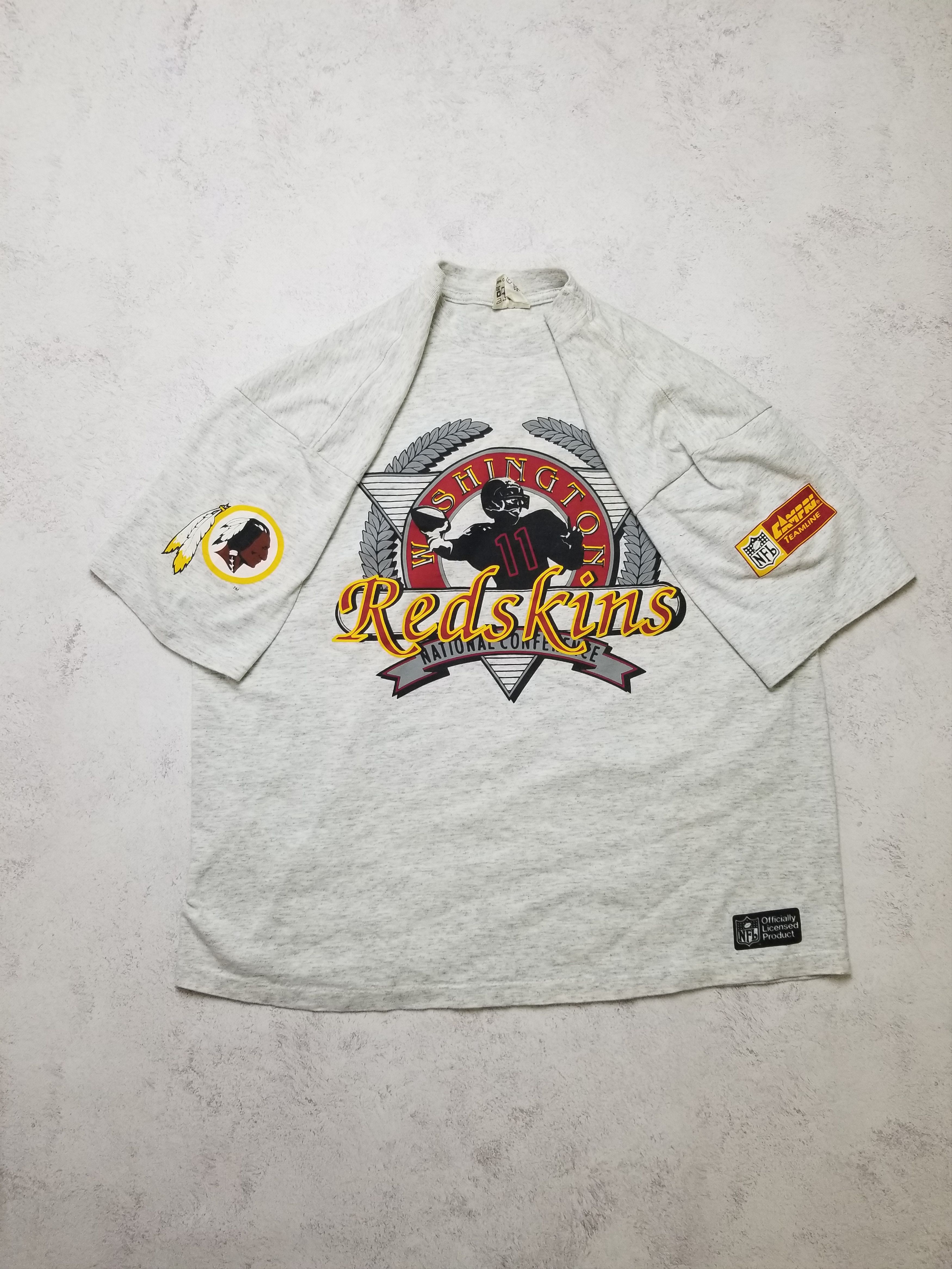 Other Vtg Campri Teamline Power-Tee Washington Redskins T-Shirt Size US L / EU 52-54 / 3 - 11 Thumbnail