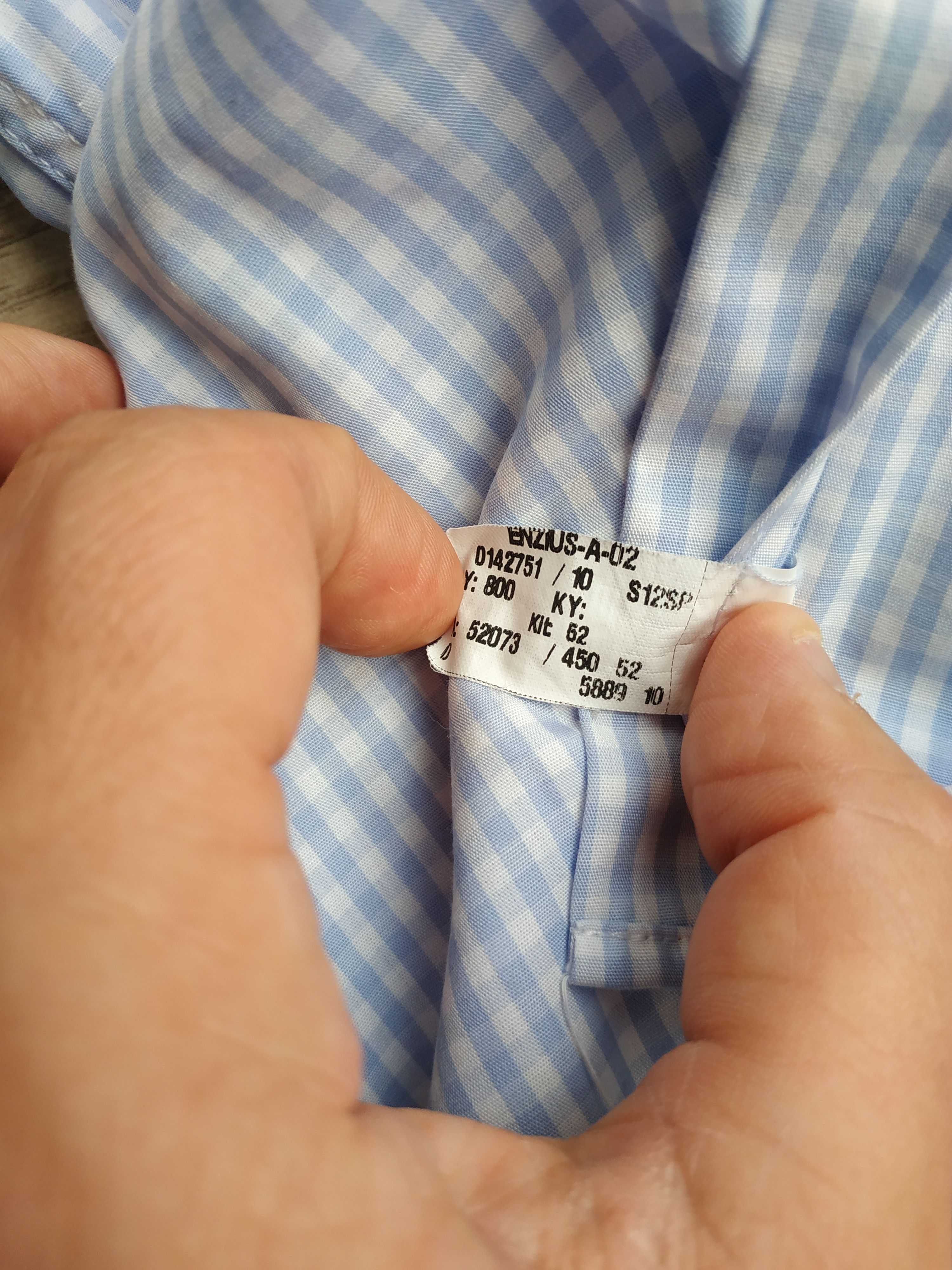 Hugo Boss HUBO BOSS Men's Checkered Button Up Shirt, s. M/ 39(collar) Size US M / EU 48-50 / 2 - 11 Thumbnail