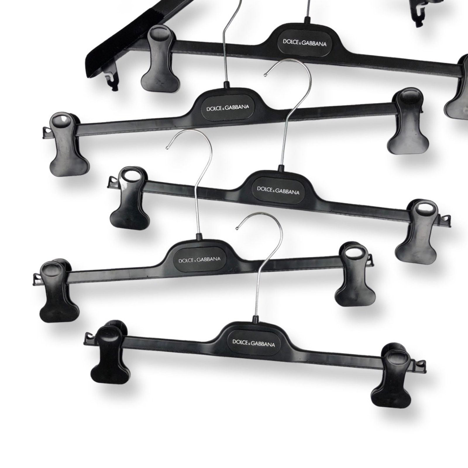 Dolce & Gabbana Dolce & Gabbana Logo Plastic Hangers Size ONE SIZE - 3 Thumbnail