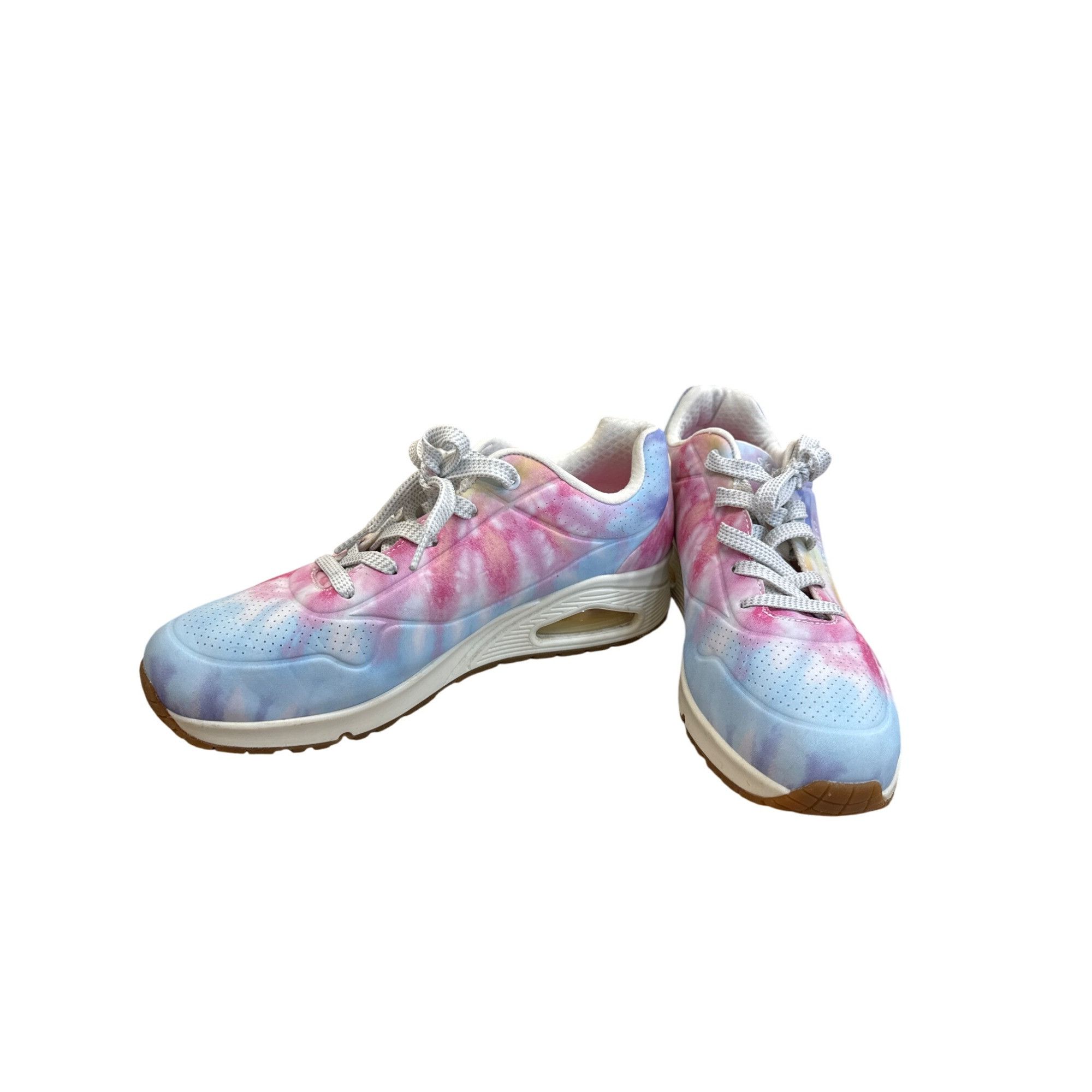 SKECHERS Skechers Womens Tie-Dye Athletic Sneakers Lace-Up Comfort Sh Size US 11 / IT 41 - 2 Thumbnail