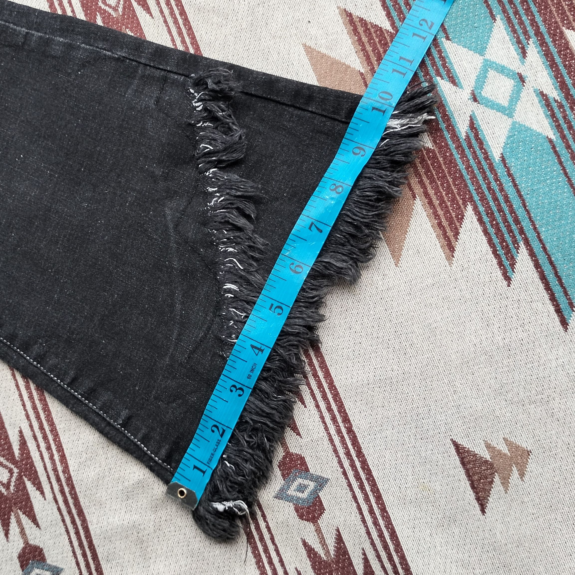 Tornado Mart rope suede belt tassel flare denim Size US 27 - 16 Thumbnail