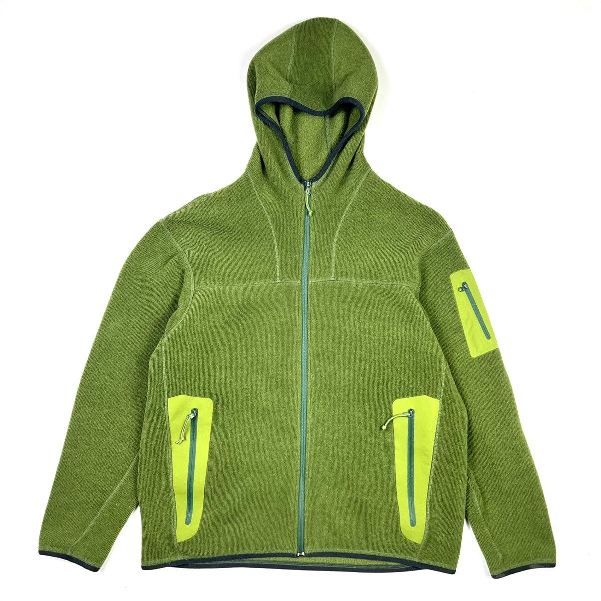 Arc'teryx × Vintage Arcteryx Covert Hoody Polartec Fleece Jacket Green Mens Size US L / EU 52-54 / 3 - 2 Thumbnail