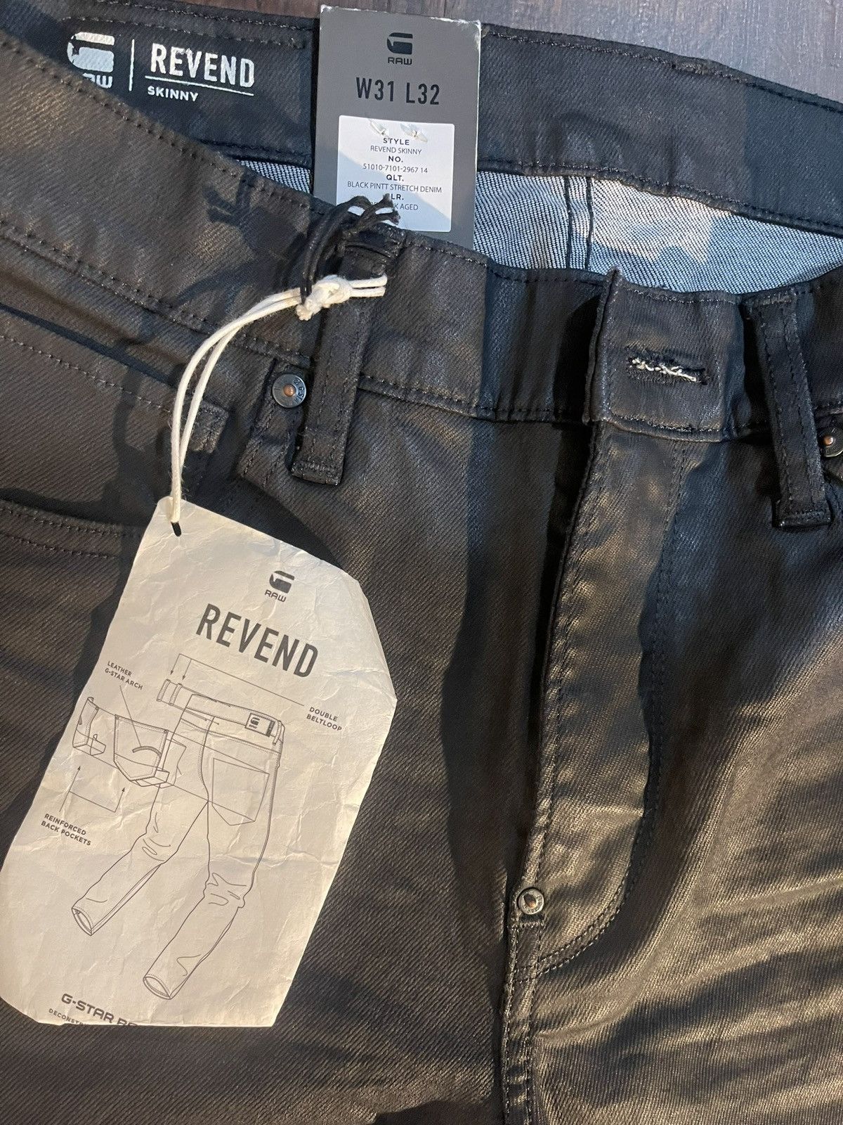 G-Star G star REVEND Skinny Jeans Size US 32 / EU 48 - 4 Thumbnail