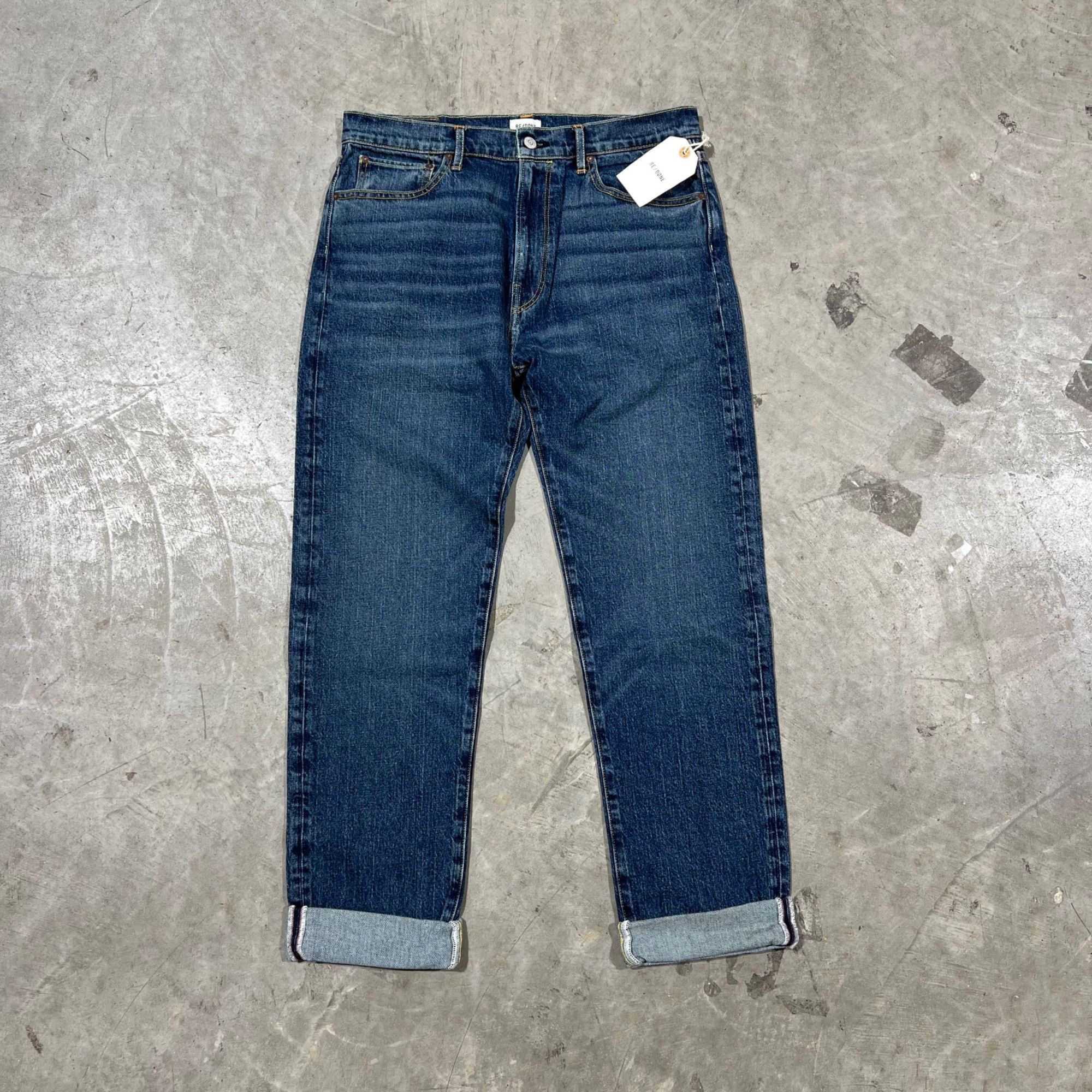 RE/DONE $285 NWT RE/DONE MEN'S 1 YEAR WEAR 60s SLIM JEANS SZ 32 Size US 32 / EU 48 - 2 Thumbnail