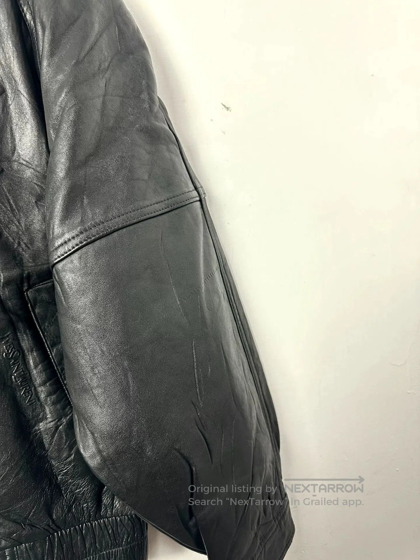 Saint Laurent Paris Vintage 90s Yves Saint Laurent Leather Jacket. Size US M / EU 48-50 / 2 - 5 Thumbnail
