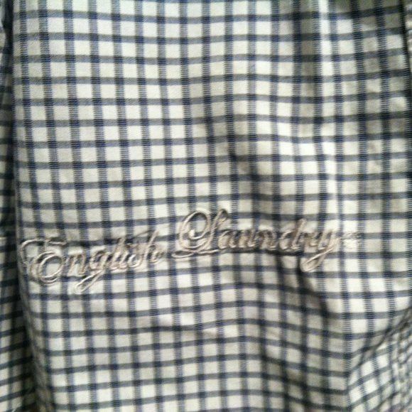 English Laundry ENGLISH LAUNDRY MENS GRAY 100%COTTON CASUAL SHIRT 16.5/34-35 Size US L / EU 52-54 / 3 - 7 Thumbnail