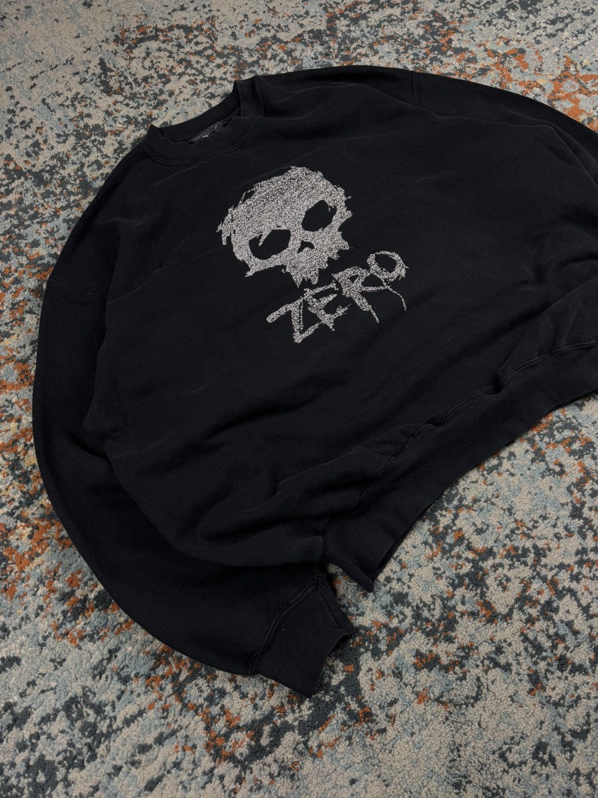 Zero Skateboards Vintage 90s Zero Skateboards skull crewneck sweatshirt baggy Size US XL / EU 56 / 4 - 3 Thumbnail