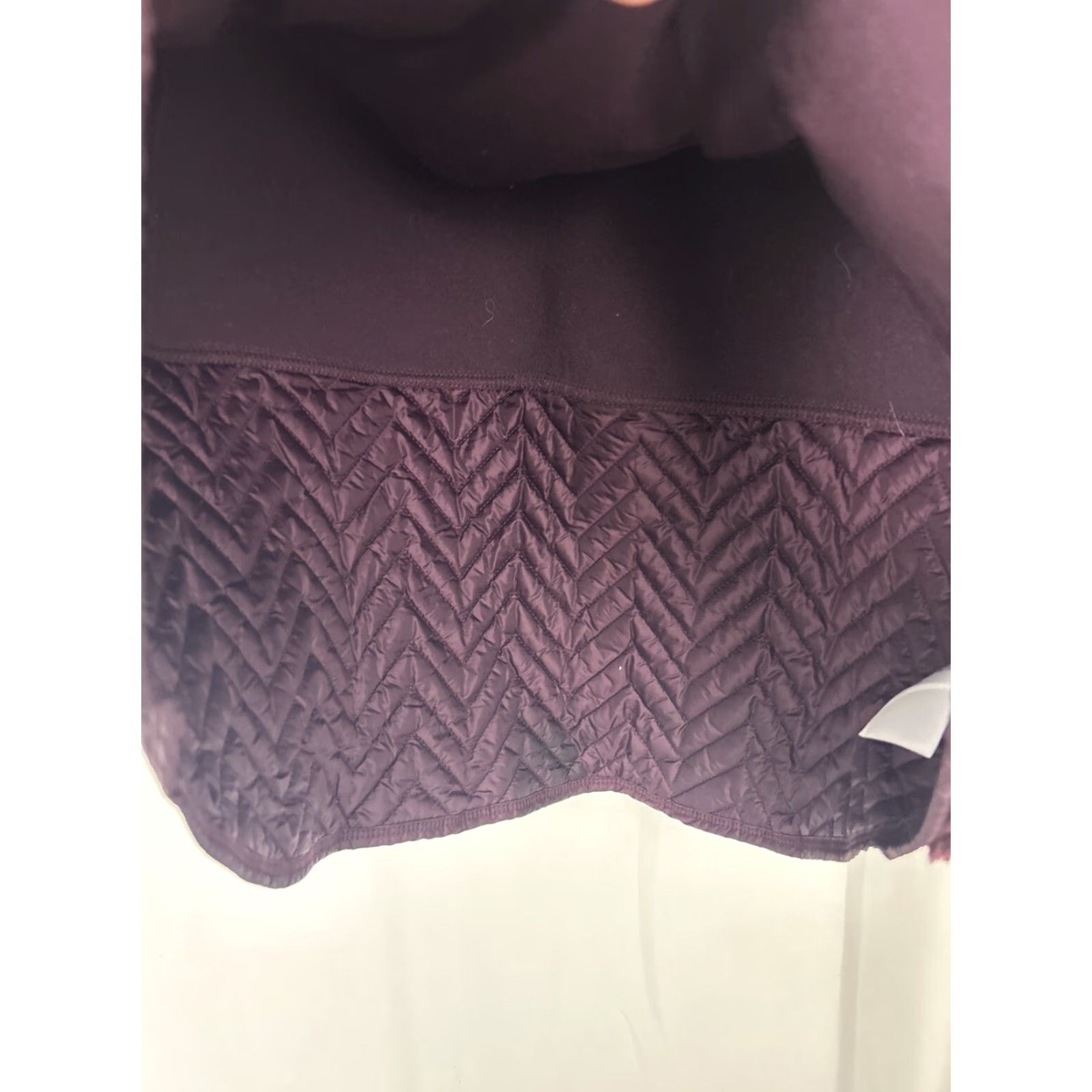Athleta Athleta Sweatshirt Womens XL Maroon Sherpa Cozy Pullover Snap Jacket oldal Size XL / US 12-14 / IT 48-50 - 7 Thumbnail