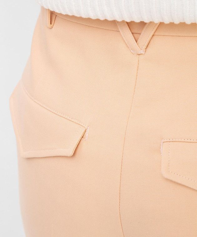 Bottega Veneta o1y0725 Casual Pant in Apricot Size 27" / US 4 / IT 40 - 4 Thumbnail