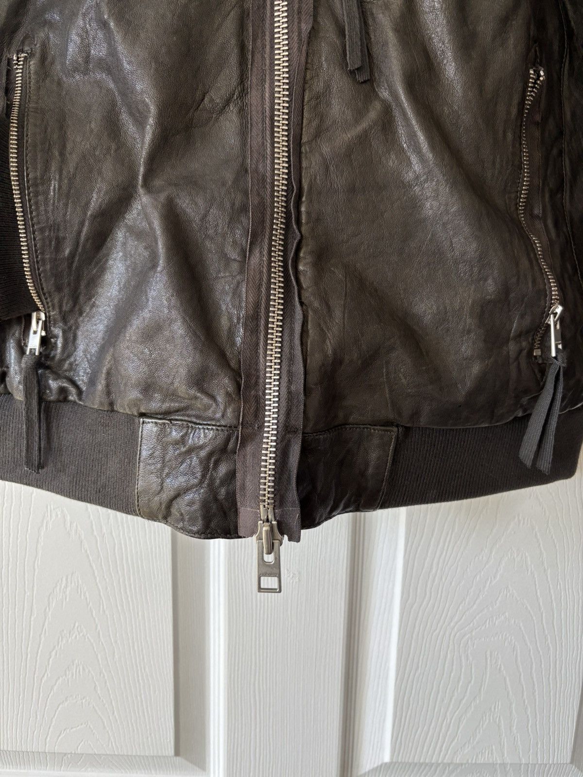 Allsaints Allsaints Momoto leather bomber Size US L / EU 52-54 / 3 - 6 Thumbnail
