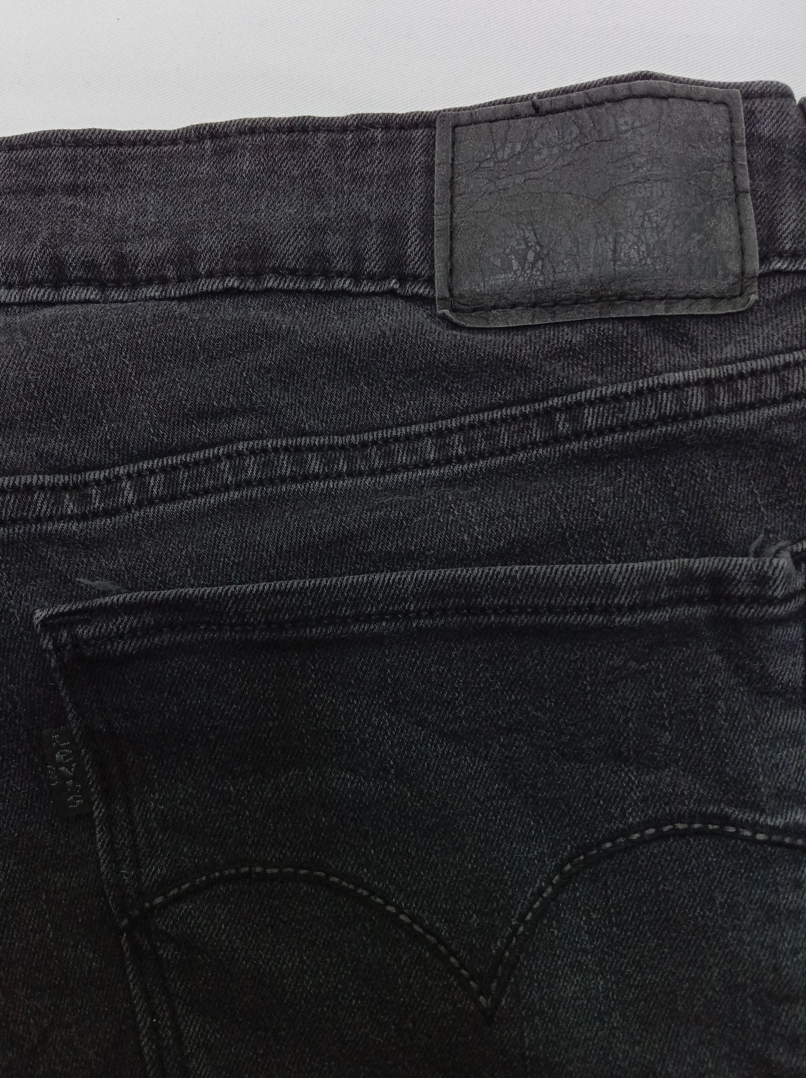 Levi's Vintage Levi's 535 Faded Black Jeans Super Skinny Denim Size 32" / US 10 / IT 46 - 15 Thumbnail