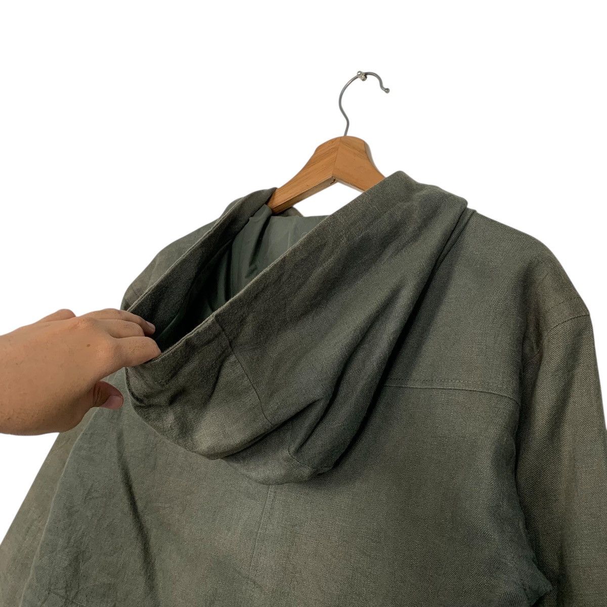 Japanese Brand Chambre De Nimes Hooded Military Parka Size M / US 6-8 / IT 42-44 - 9 Thumbnail
