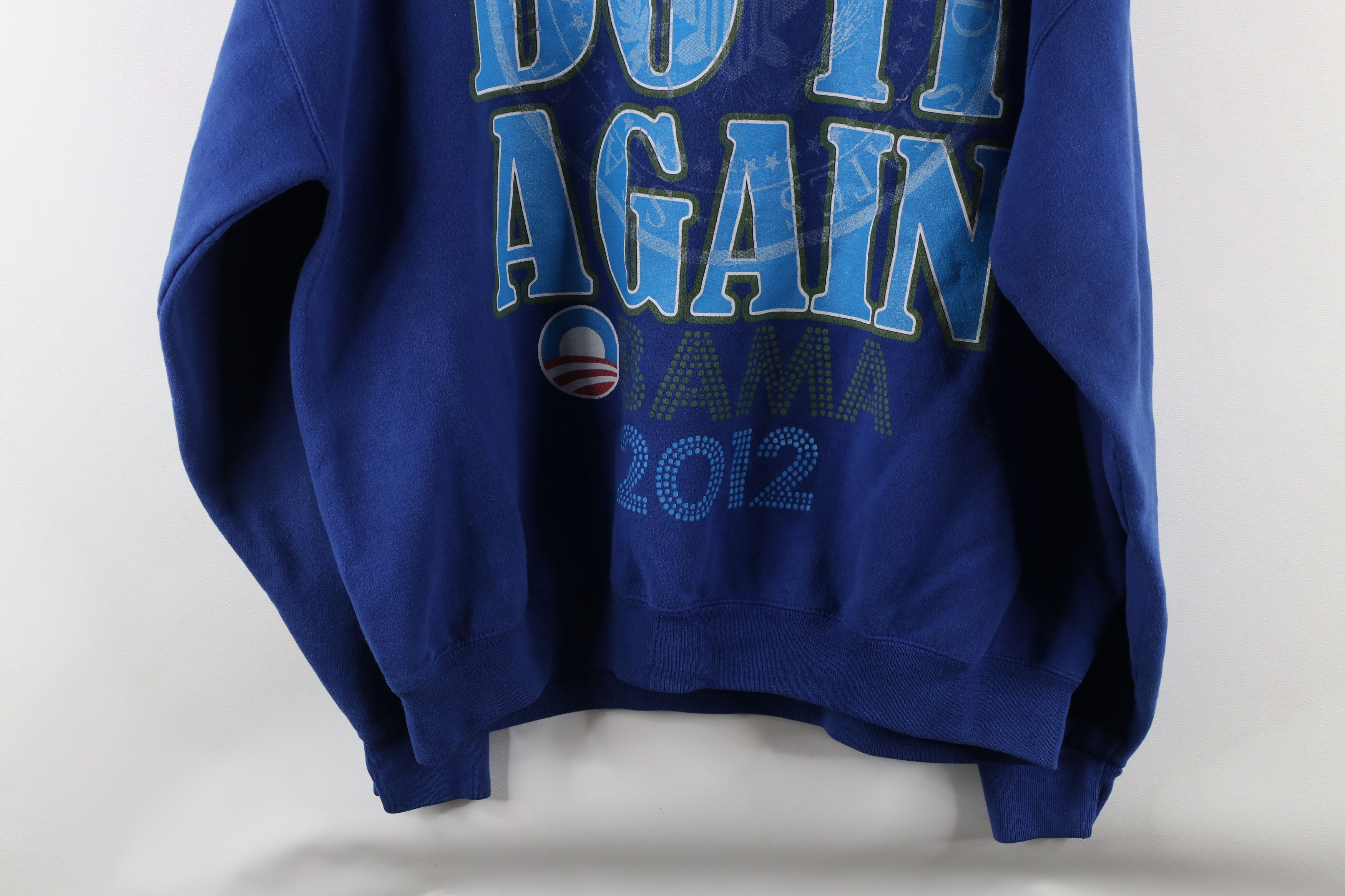 Vintage Vintage Y2K 2012 President Barack Obama Crewneck Sweatshirt Size US XL / EU 56 / 4 - 11 Thumbnail