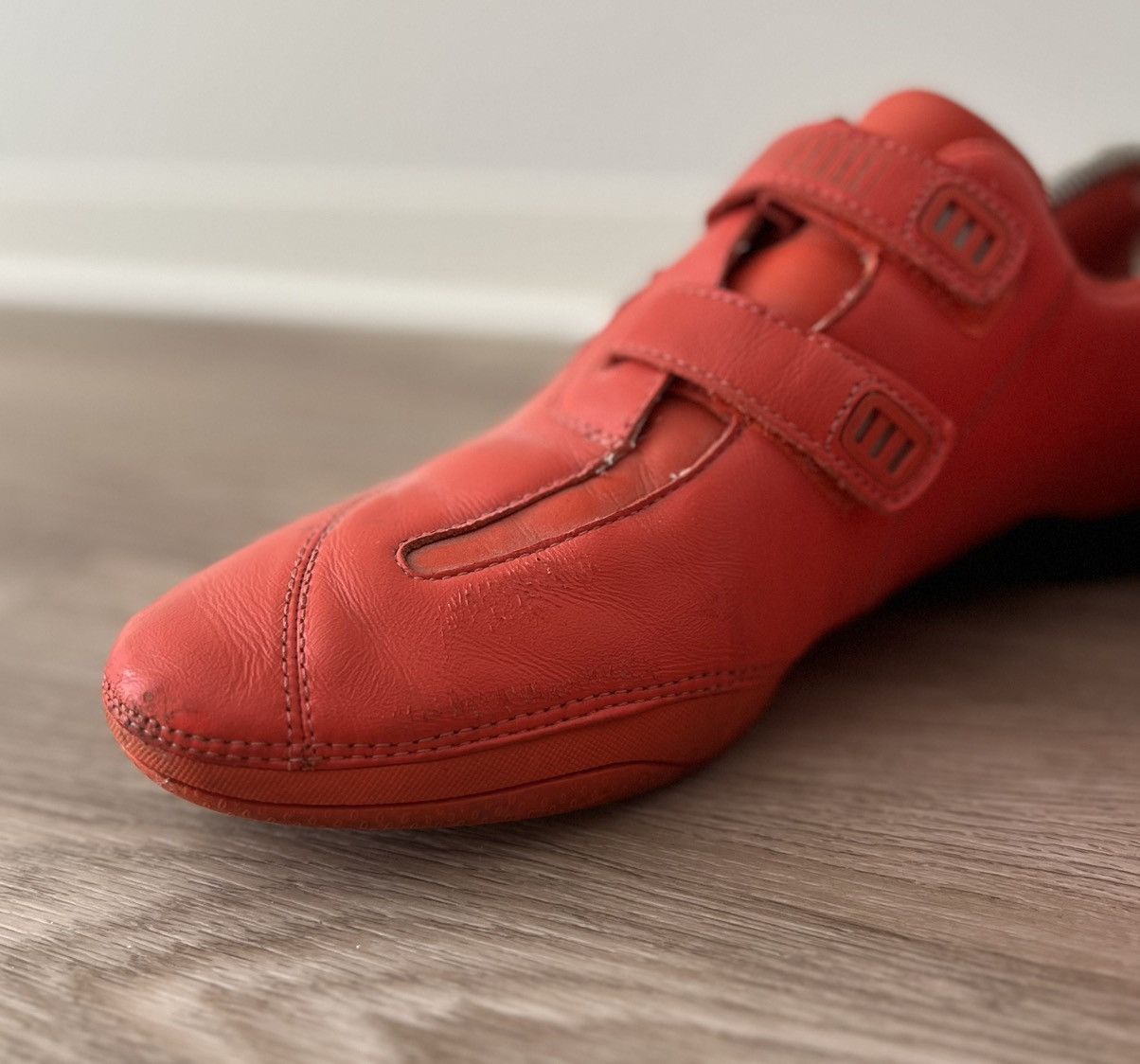 Ferrari × Puma Vintage Puma Ferrari Speed Cat Racing Red Sneakers Size US 11.5 / EU 44-45 - 5 Thumbnail