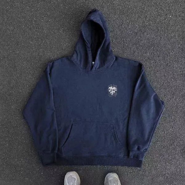 VIBE Vintage Street Hip Hop Print Hooded Sweatshirt Size US L / EU 52-54 / 3 - 4 Thumbnail