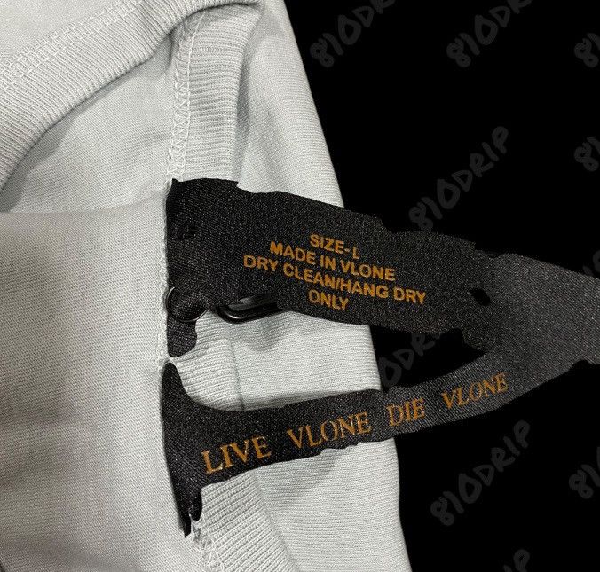 Vlone Vlone Bite Before You Bark Tee (L) Size US L / EU 52-54 / 3 - 5 Thumbnail