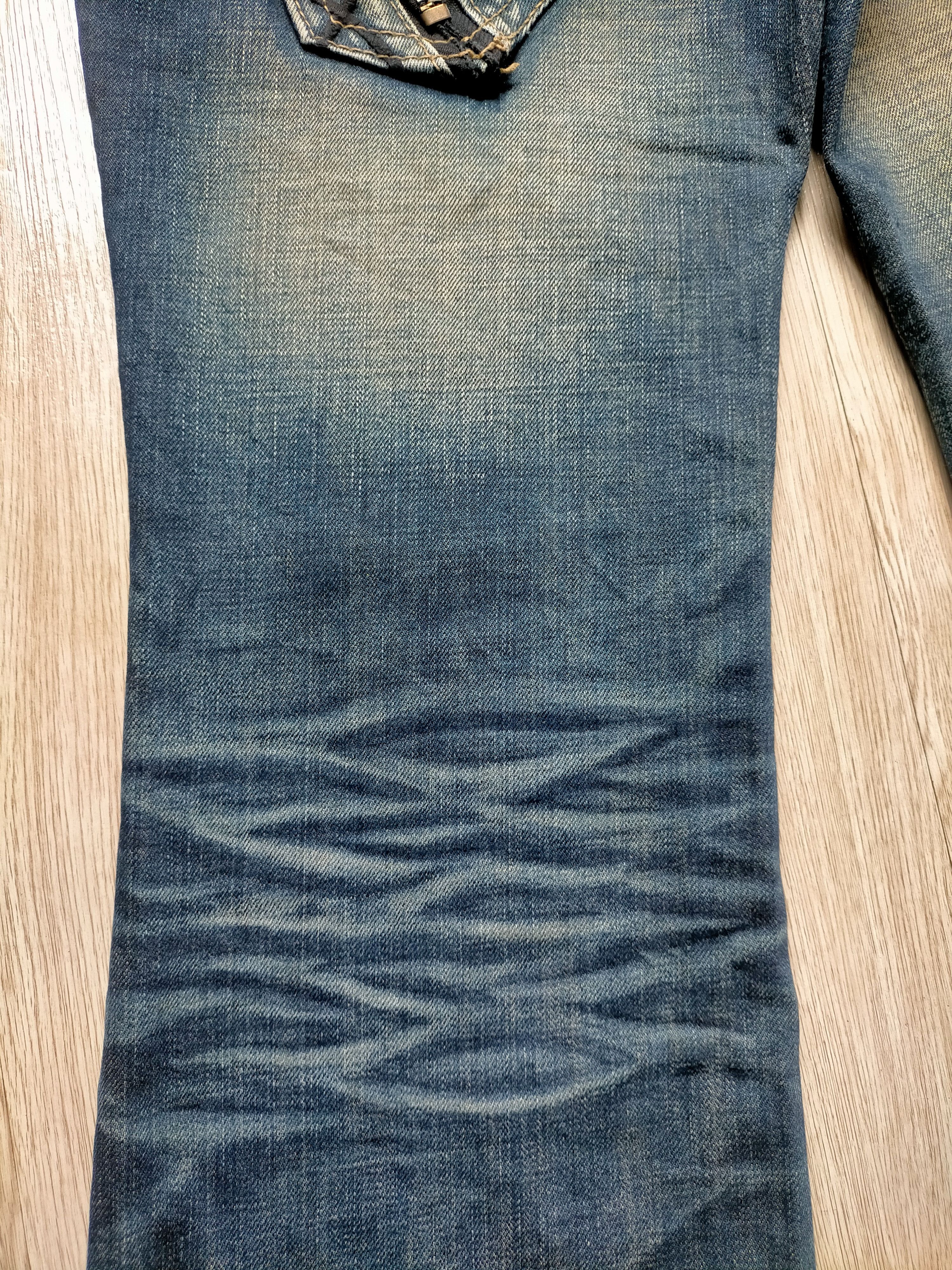 If Six Was Nine Flare Jeans Lolita Embroidered Multizipped Boot cut Denim Size US 33 - 14 Thumbnail