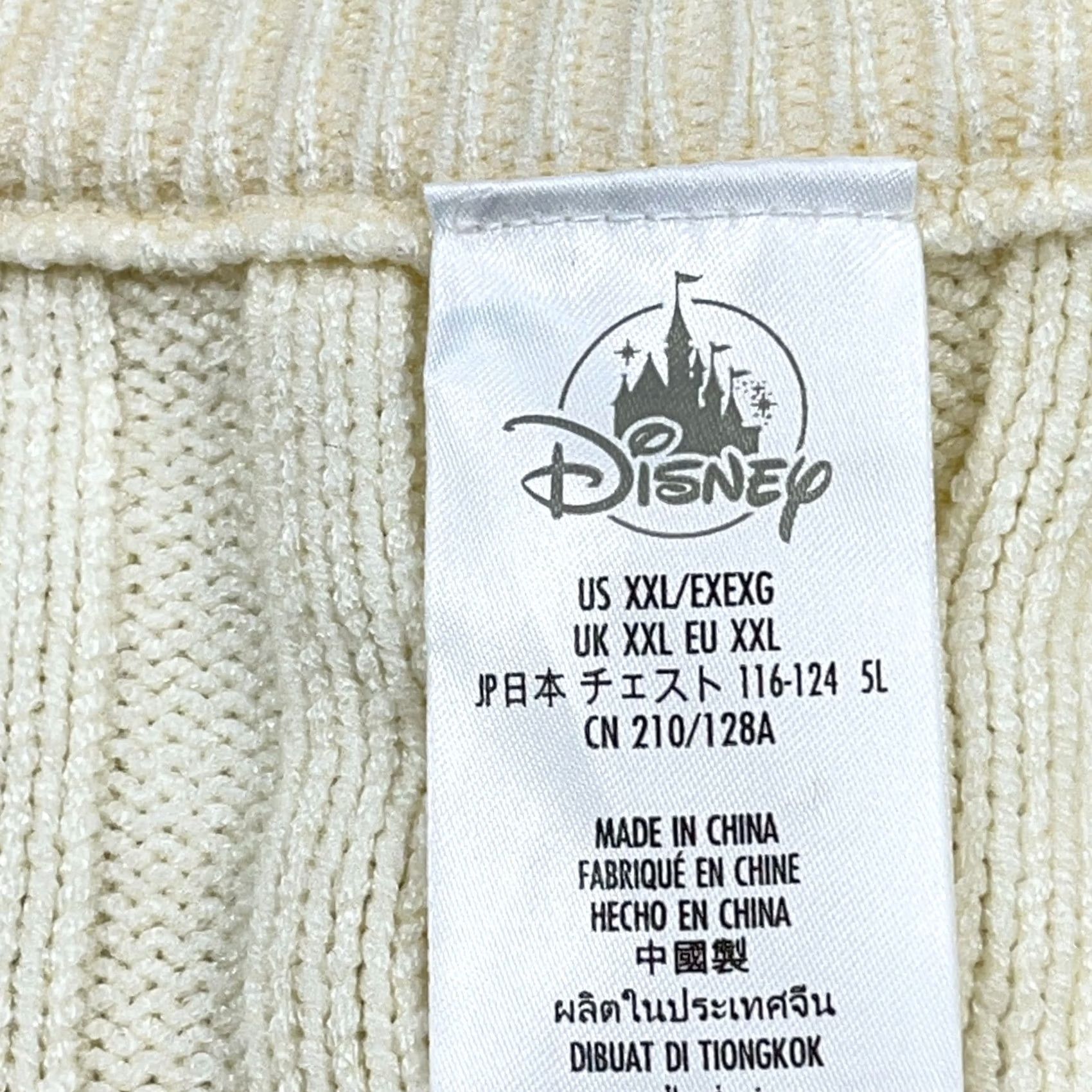 Disney Disney Sweater XXL 2XL Cream Cable Knit Textured Minnie Mouse Crewneck Women Size XXL / US 16-18 / IT 52-54 - 5 Thumbnail