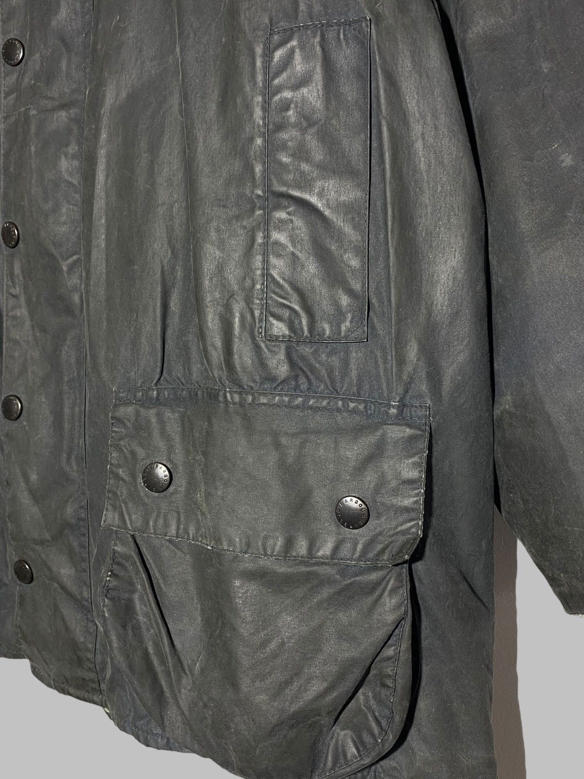 Barbour 🔥 BARBOUR BLACK WAX COAT VINTAGE CORE BRITISH OUTERWEAR Size US XL / EU 56 / 4 - 10 Thumbnail