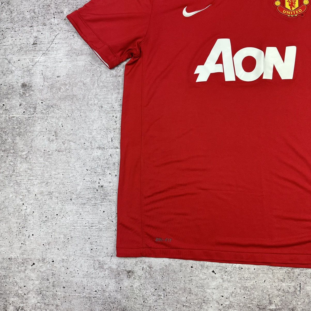 Nike 2011/12 Nike Manchester United FC Home Soccer Jersey Size US XL / EU 56 / 4 - 3 Thumbnail