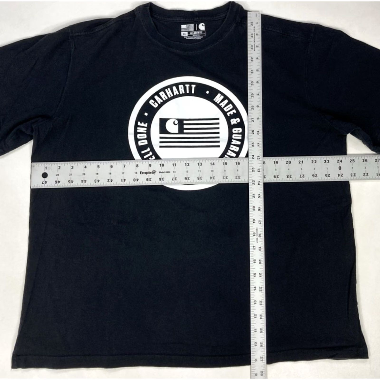 Carhartt Carhartt T-Shirt Men XL Black Graphic Logo Short Sleeve Crew Neck Relaxed All Seasons Decade Colorful Size US XL / EU 56 / 4 - 5 Thumbnail