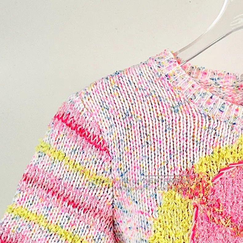 Chanel Chanel 24C colourful knitted short sleeves Size XS / US 0-2 / IT 36-38 - 4 Thumbnail