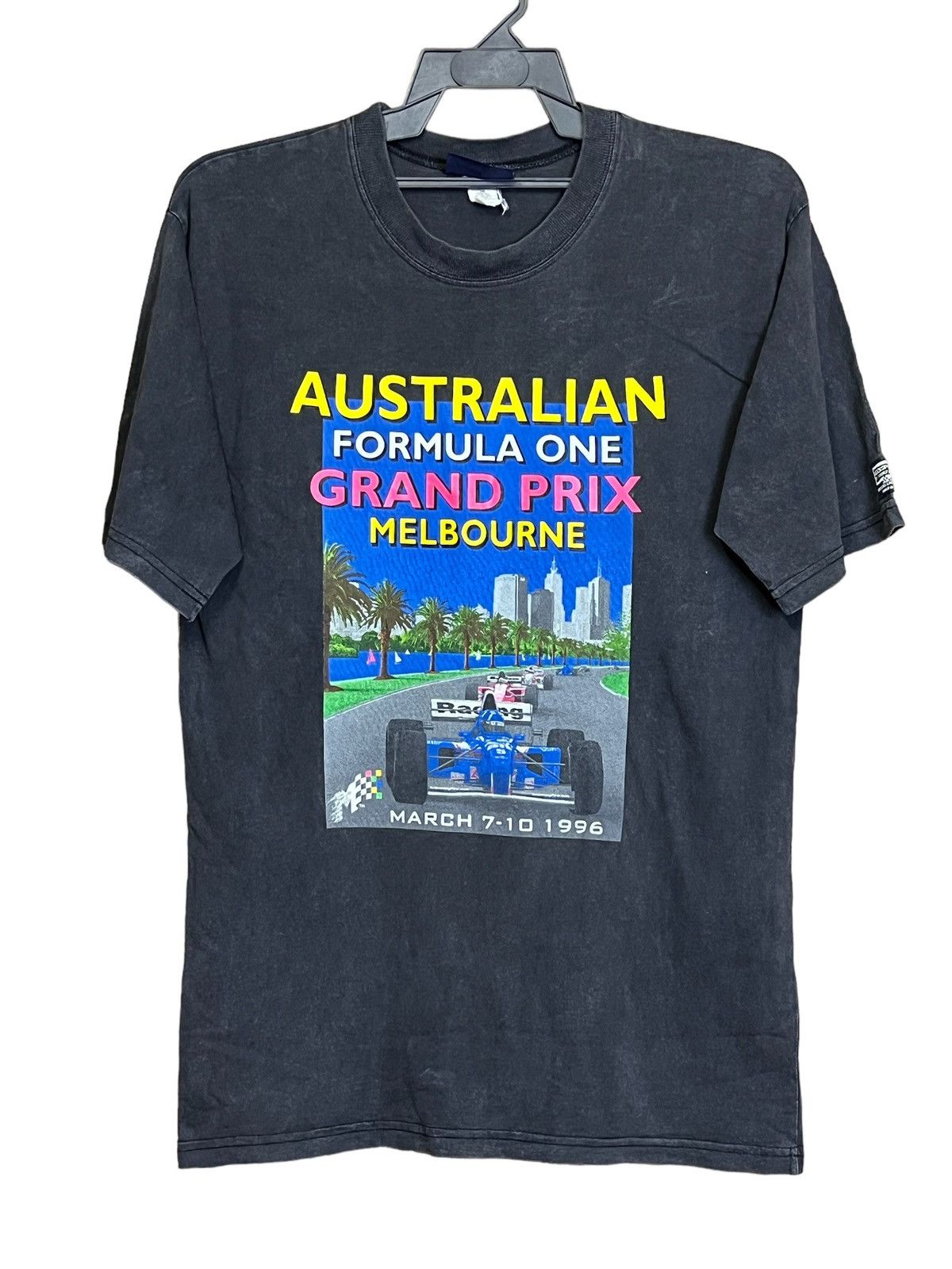 Formula 1 VINTAGE 90s GRANDPRIX AUSTRALIA F1 MELBOURNE 1996 T SHIRT Size US M / EU 48-50 / 2 - 1 Thumbnail