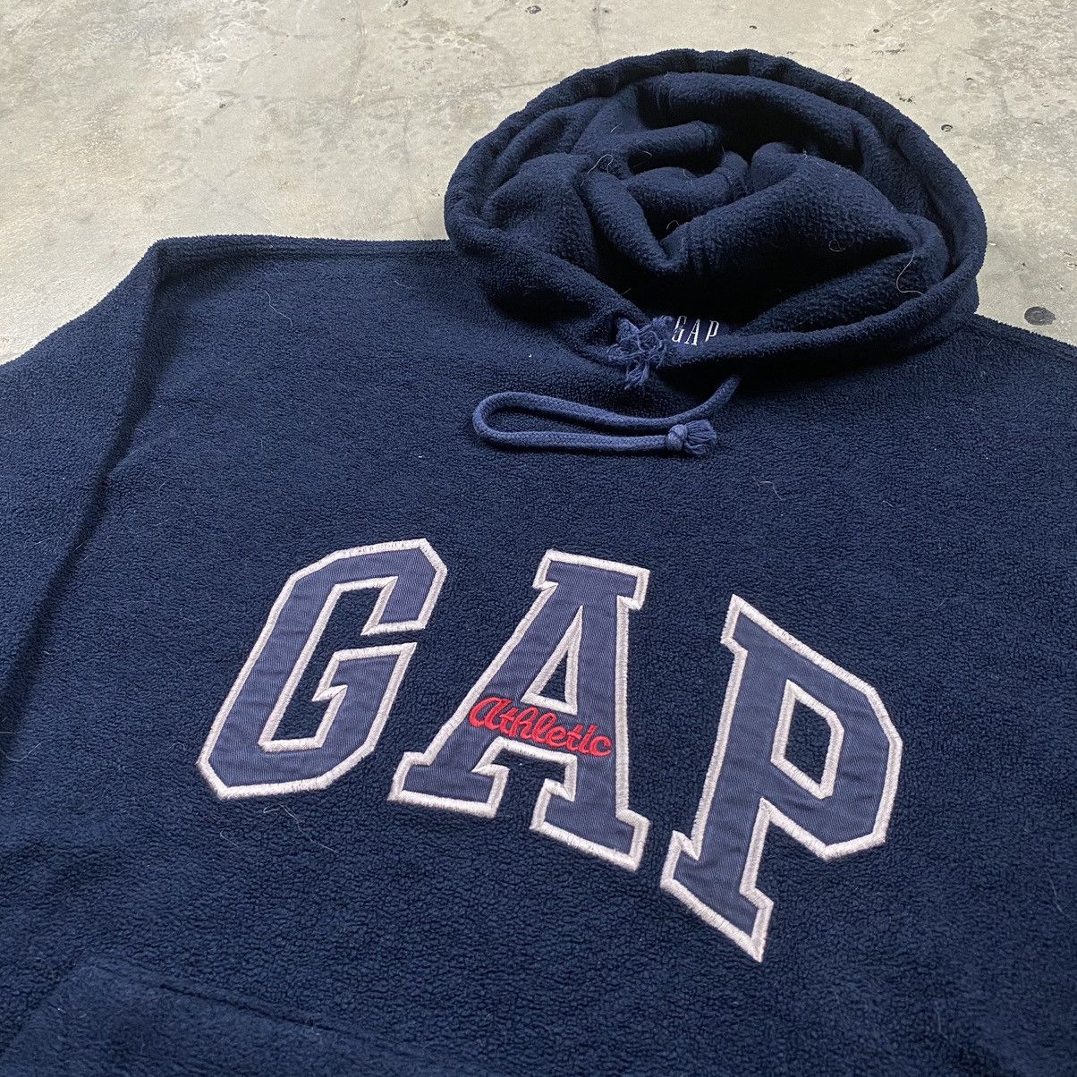 Gap × Vintage y2k Gap Arch Athletic Fleece Boxy Pullover Size US L / EU 52-54 / 3 - 2 Thumbnail