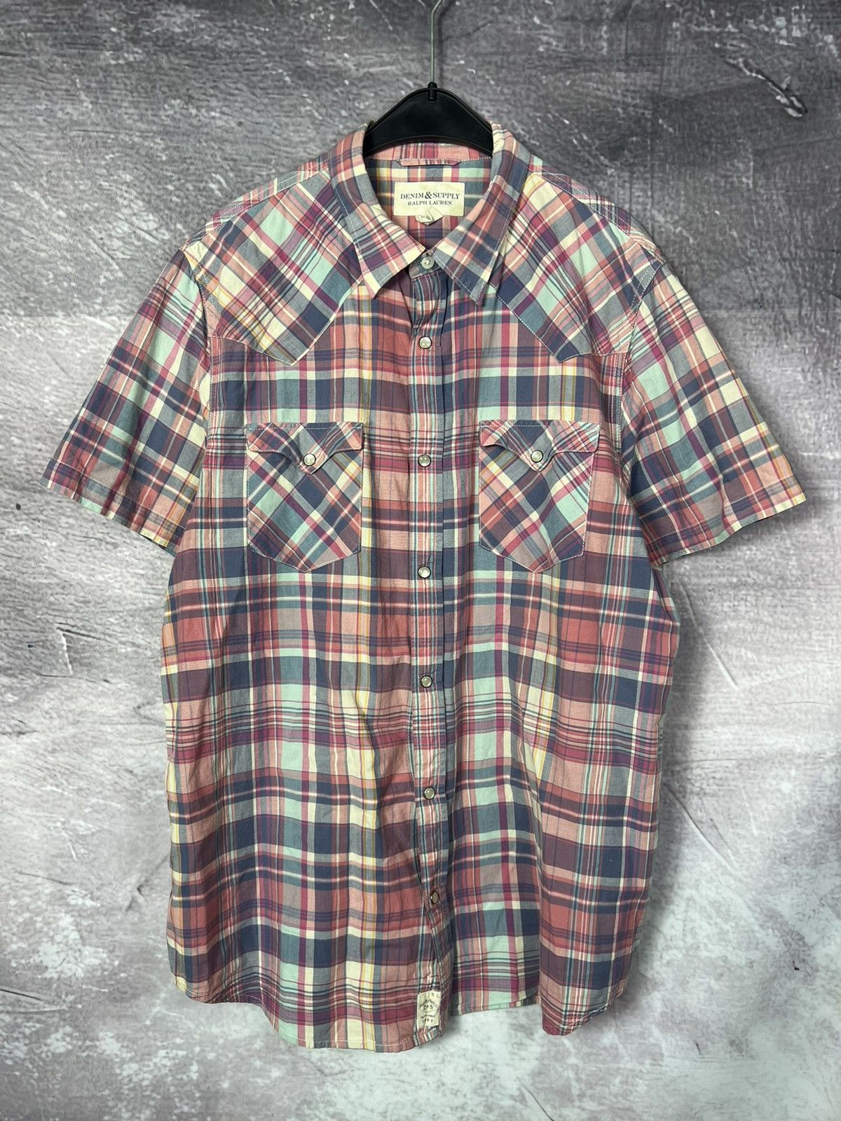 Denim & Supply Ralph Lauren Ralph Lauren Denim&Supply Western Checkered Shirt Size US XL / EU 56 / 4 - 1 Thumbnail