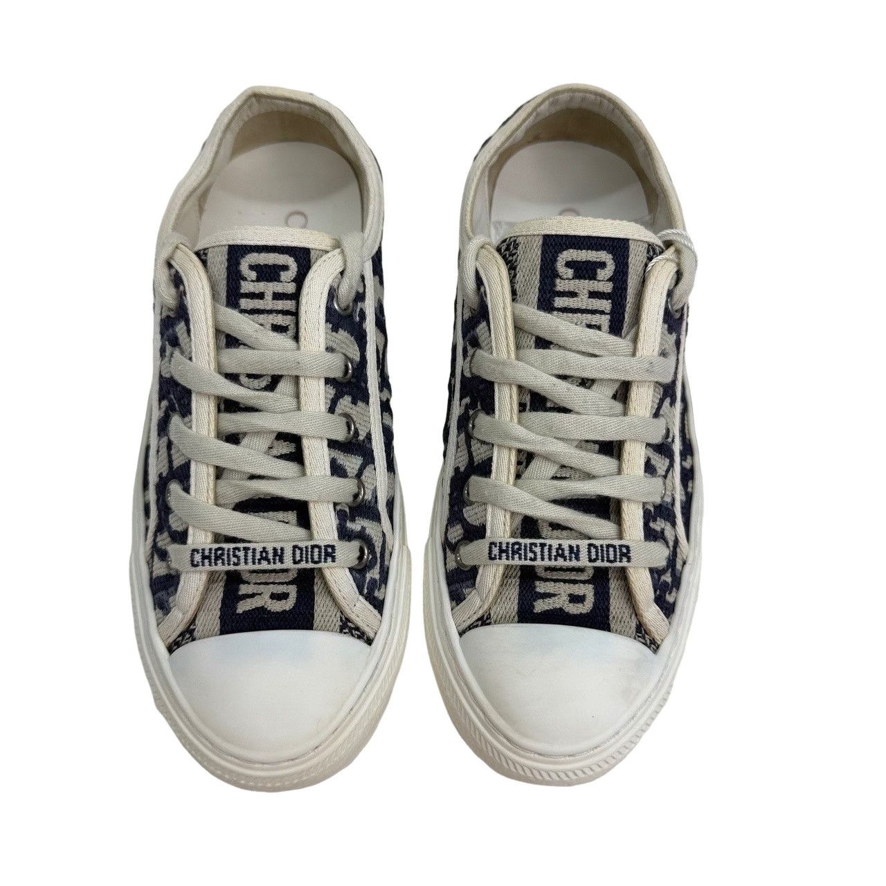 Dior Dior Oblique Walk'n'Dior Low-Top Sneakers Size 35.5 Size US 5.5 / IT 35.5 - 1 Thumbnail