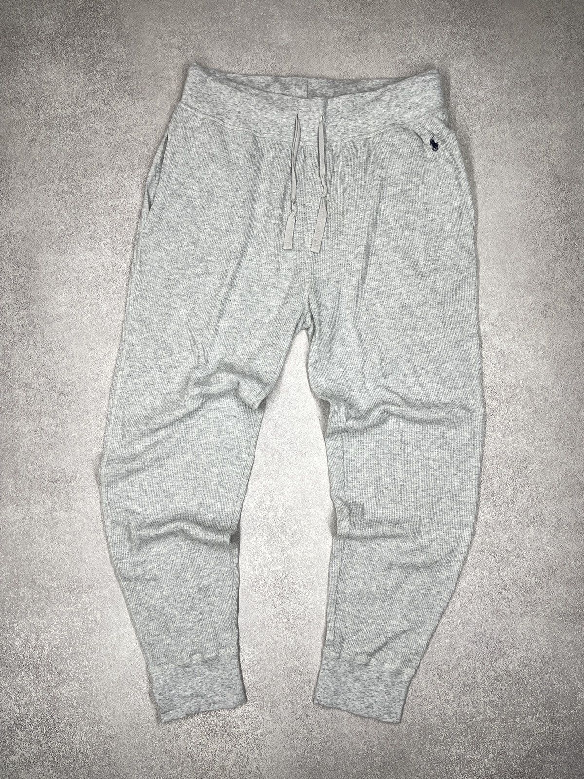 Polo Ralph Lauren Mens Polo Ralph Lauren Sweatpants Grey Y2K Rugby Size L Size US 34 / EU 50 - 2 Thumbnail