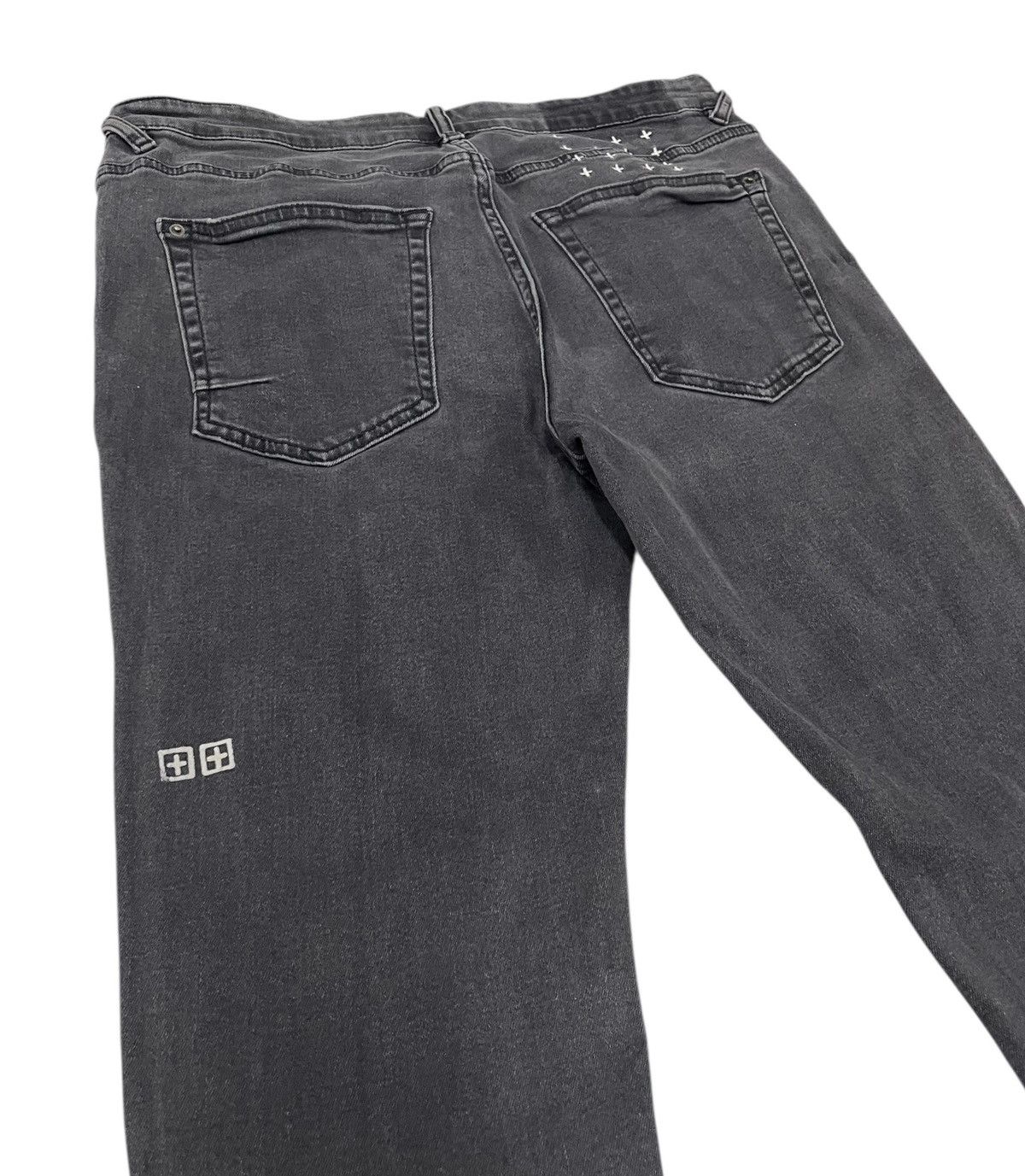Ksubi Ksubi Skinny Jeans Faded Black Size US 31 - 7 Thumbnail