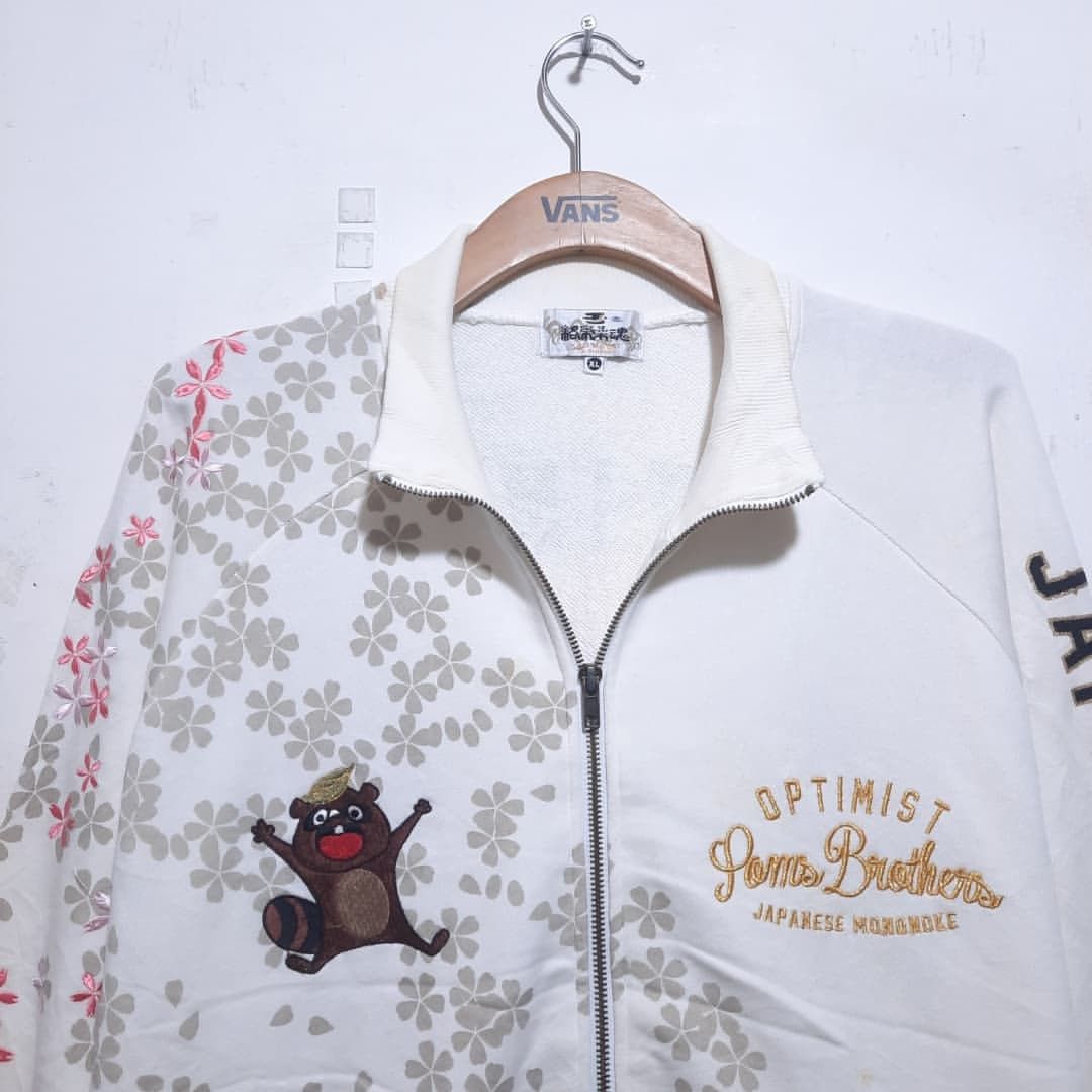 Japanese Brand KARAKURI TAMASHII Sukajan Japanese Mononoke fullprint jacket Size US L / EU 52-54 / 3 - 5 Thumbnail