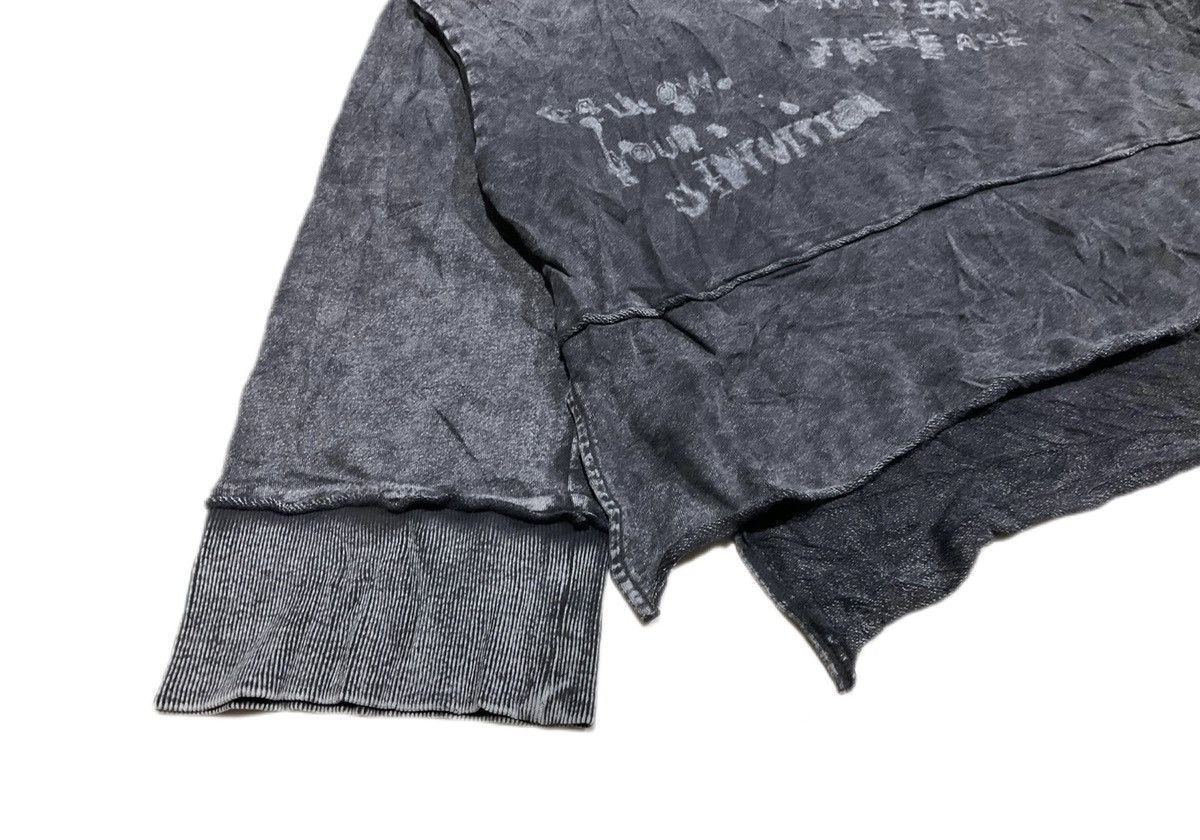 Hysteric Glamour × Japanese Brand × Seditionaries 🔥Sick Y2K World Wide Love Poem Sweatshirt Distressed Punk Size US XL / EU 56 / 4 - 4 Thumbnail